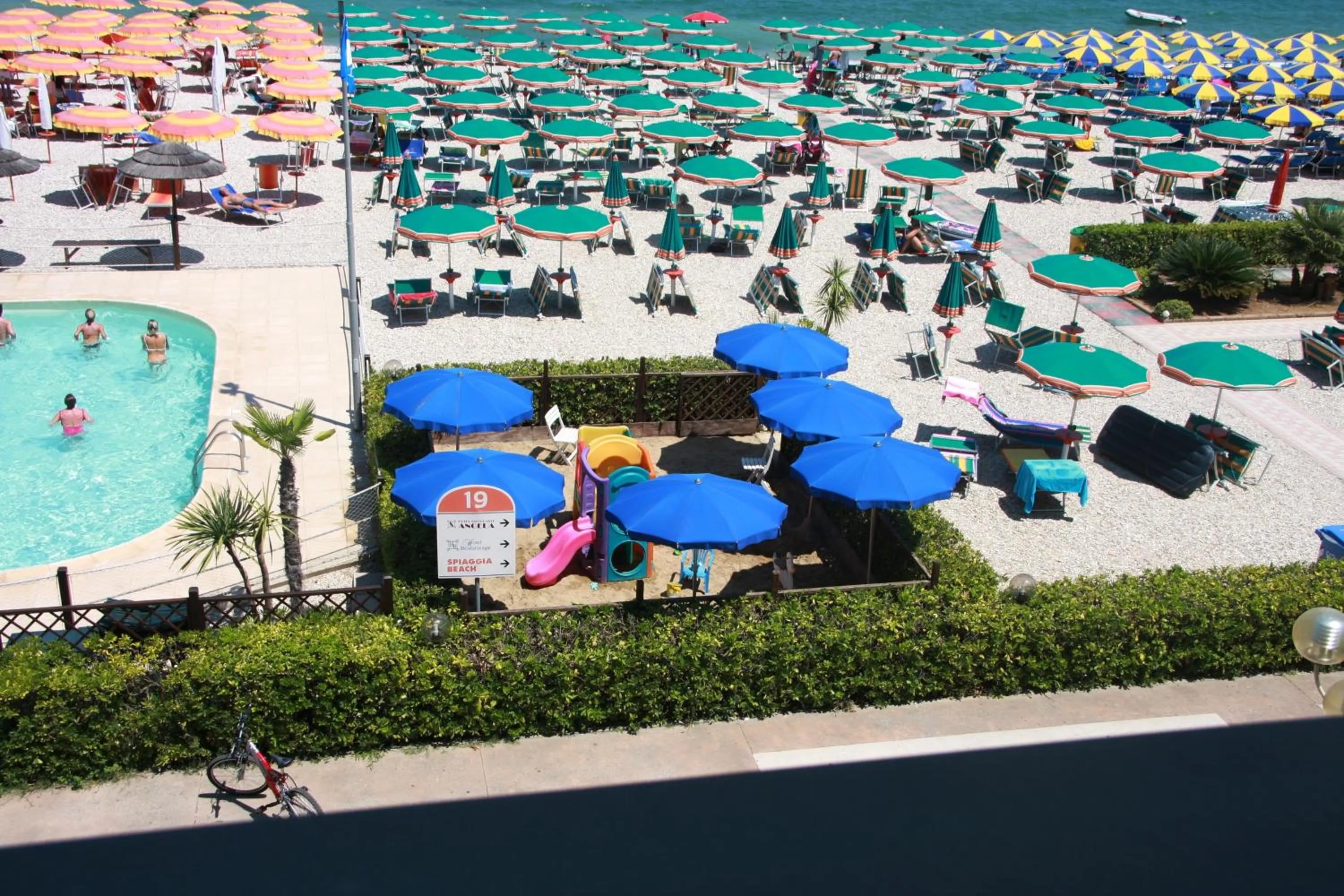 Beach in Hotel Angela