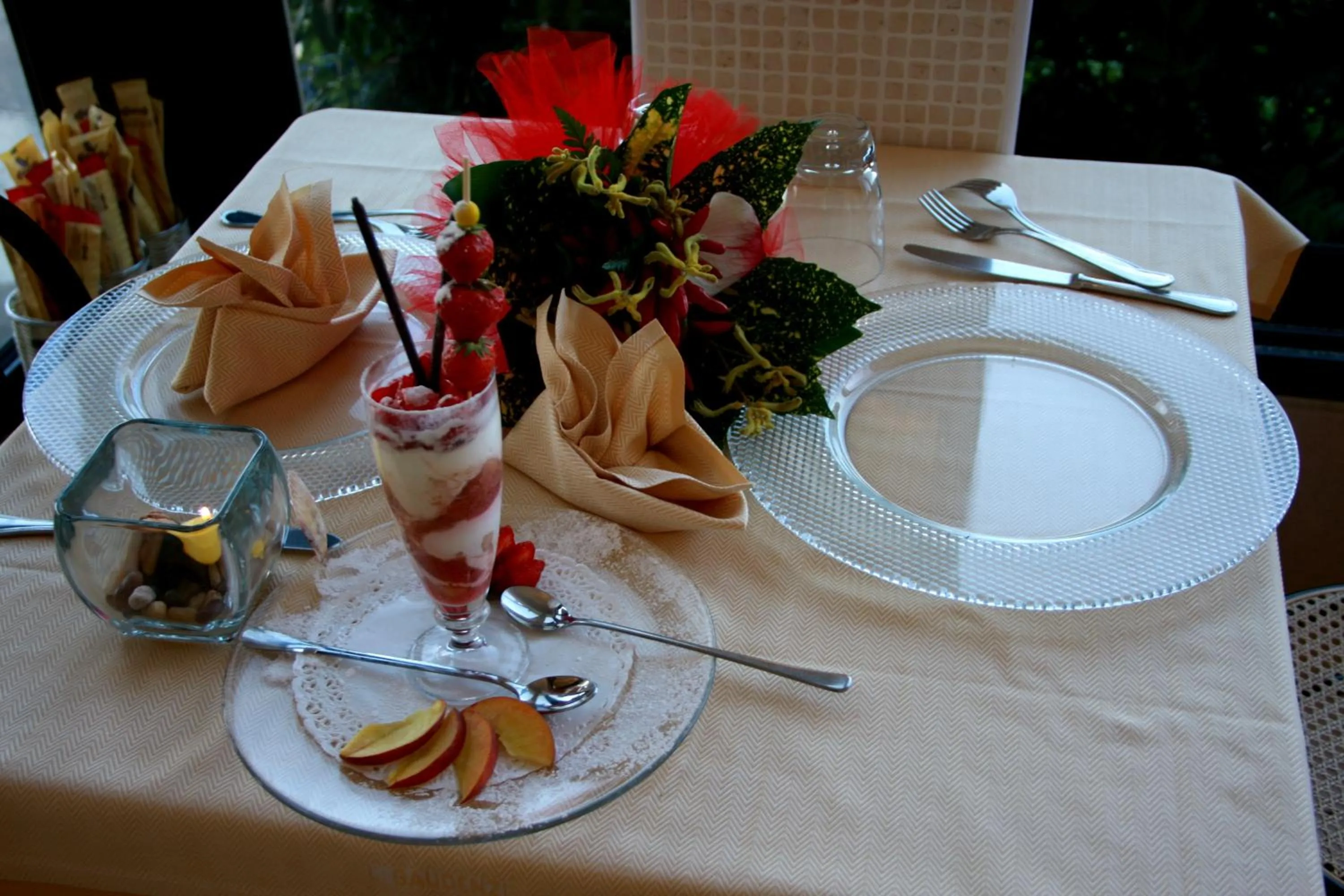 Food close-up in Hotel Angela