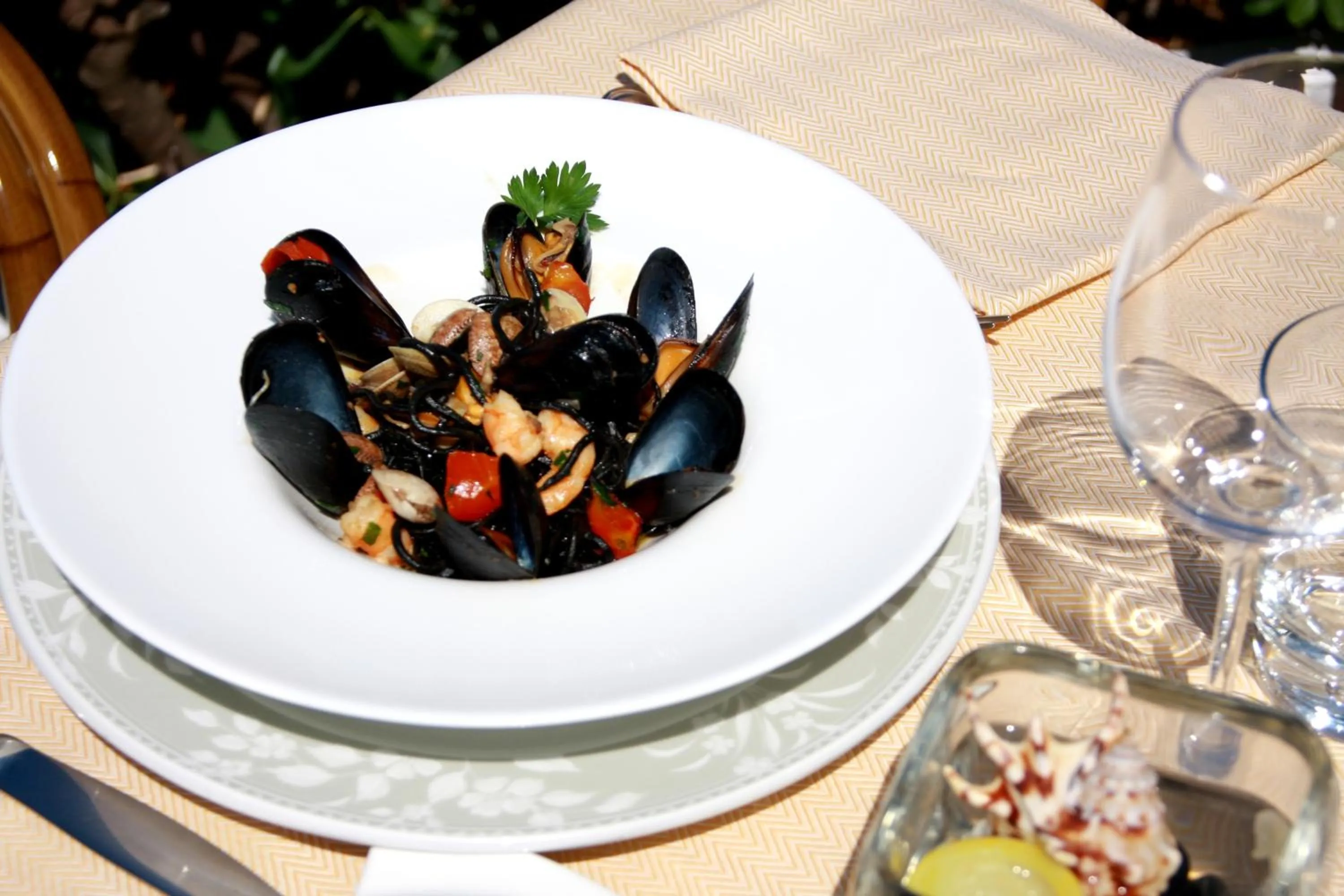 Food close-up in Hotel Angela