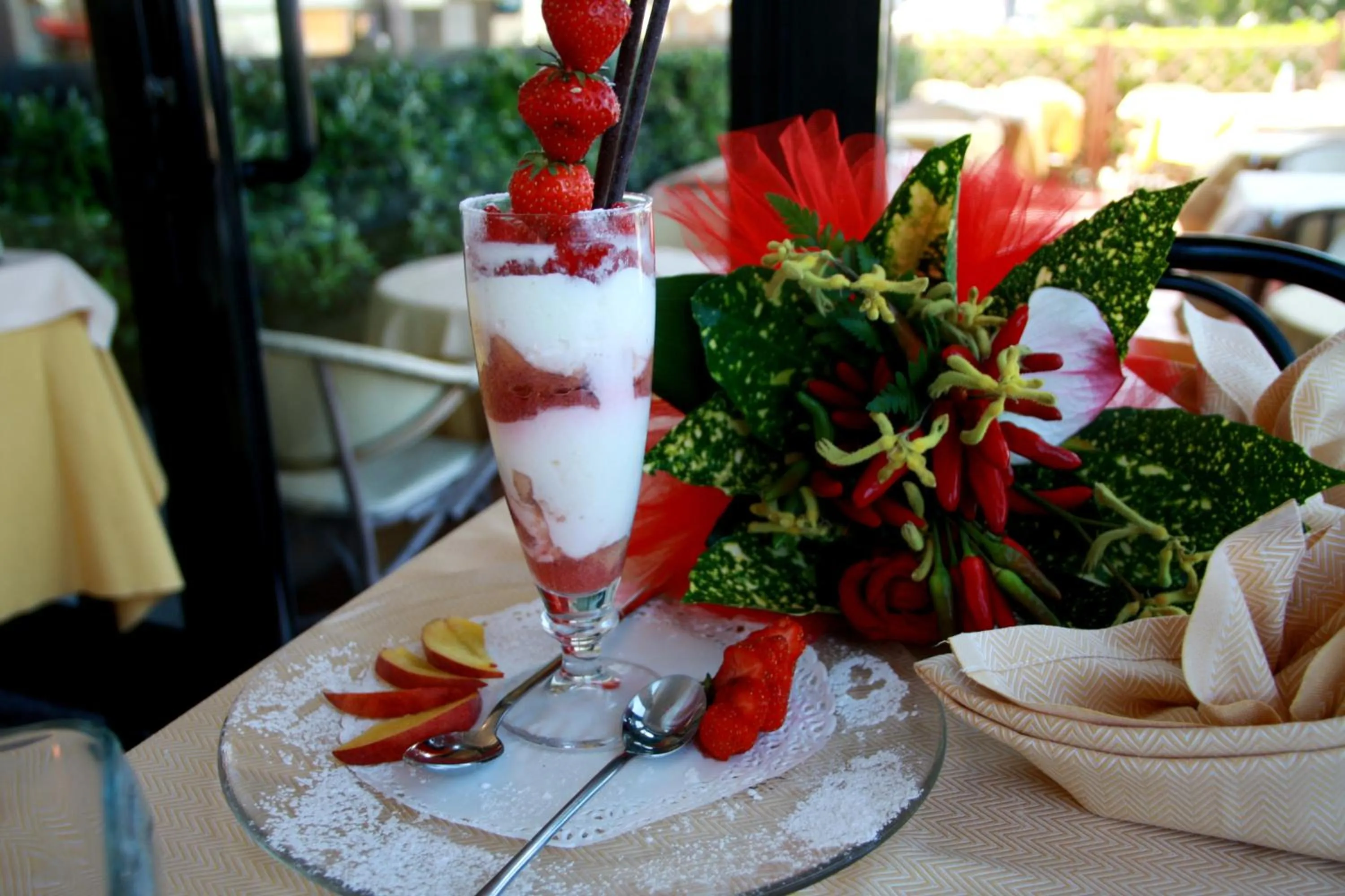 Food close-up in Hotel Angela