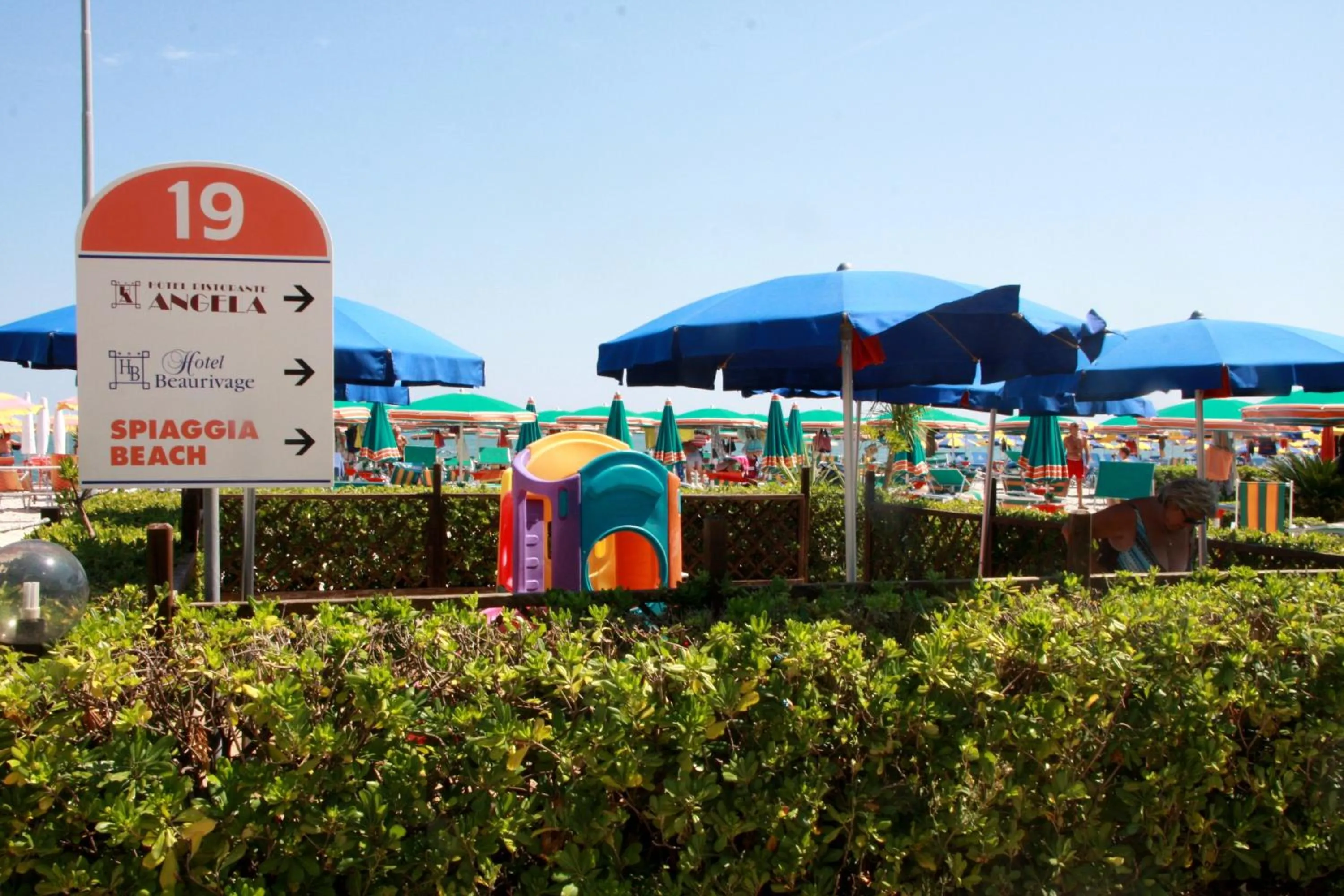 Beach in Hotel Angela