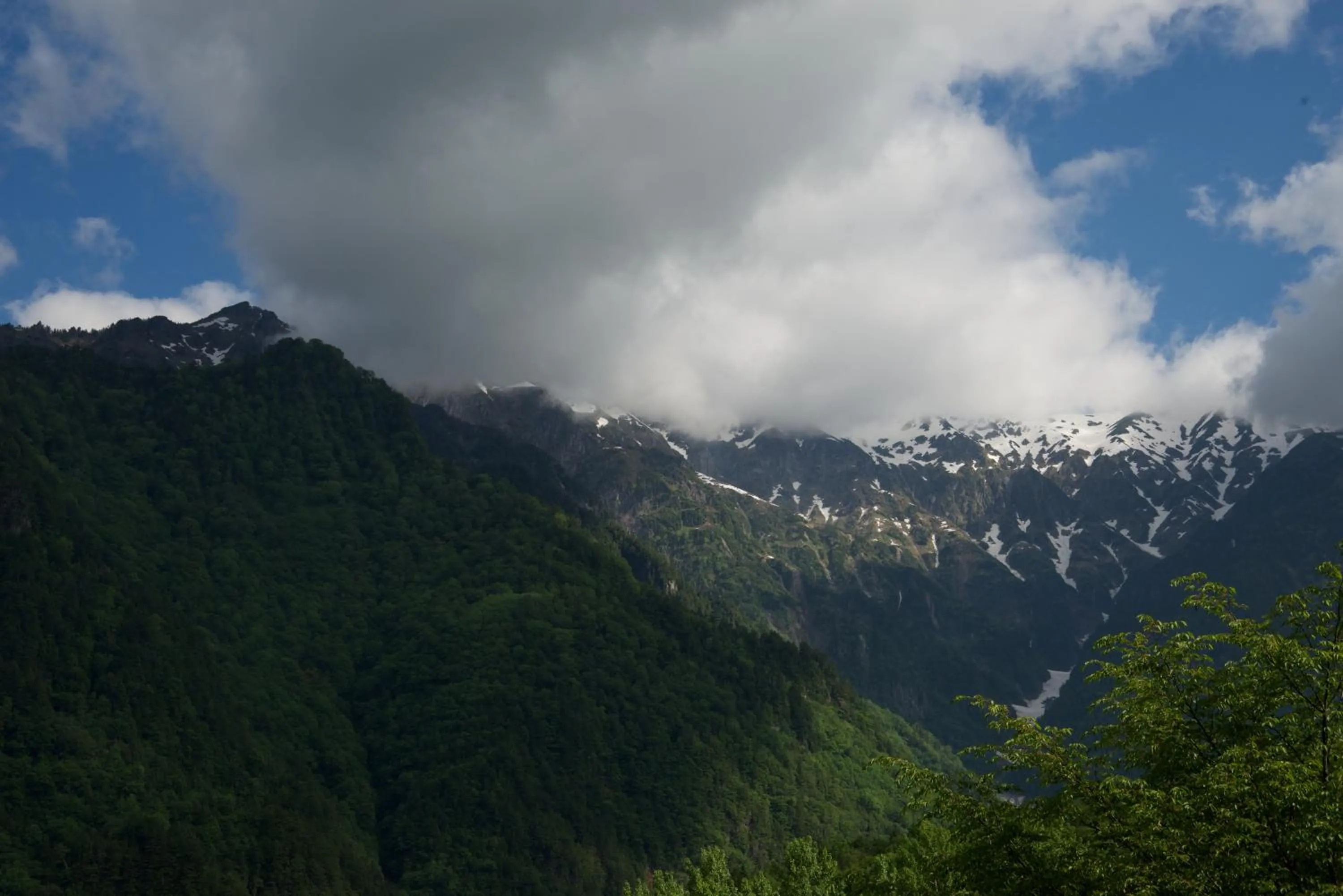 Natural landscape in Minshuku Takizawa