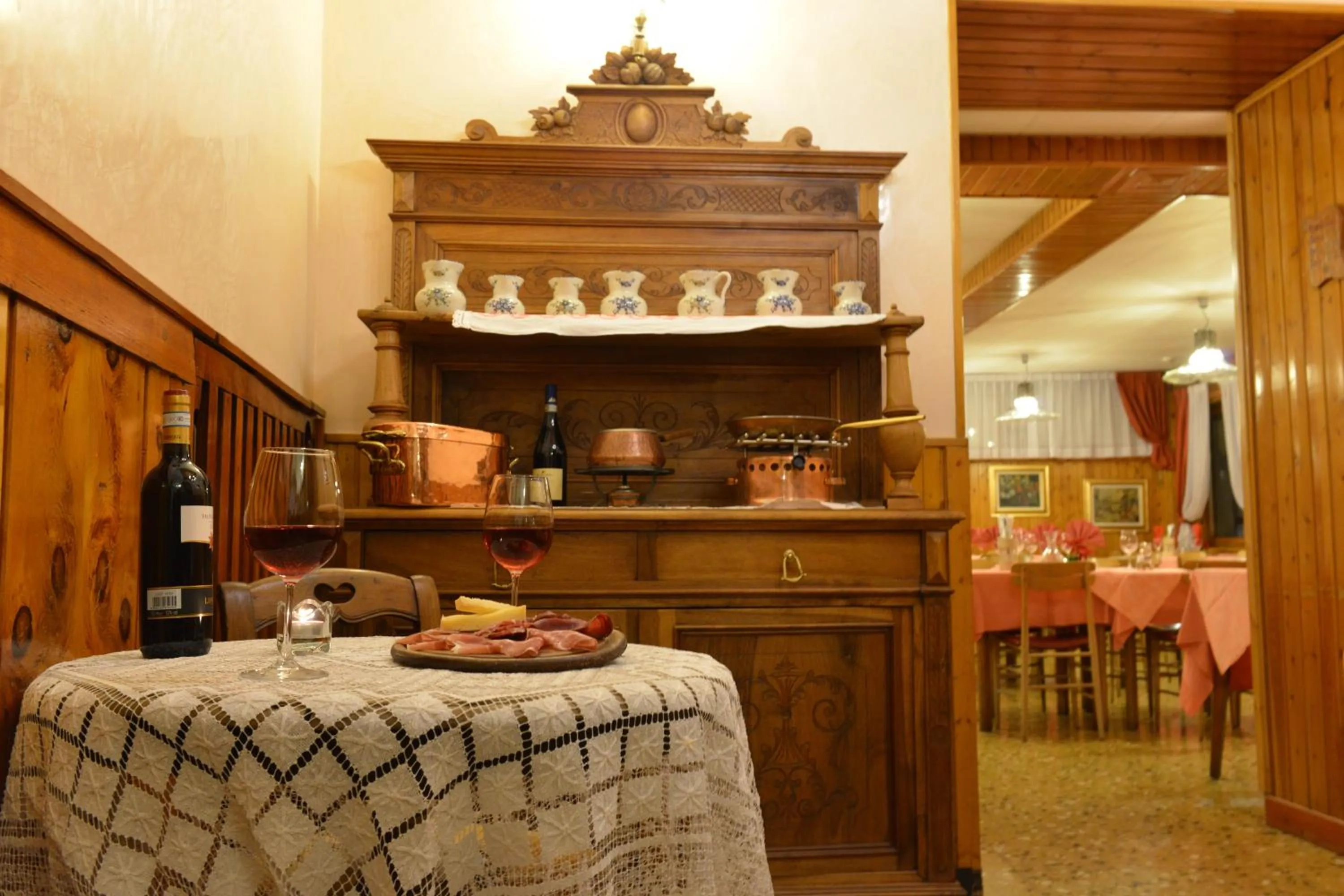 Dining area in Hotel Gufo