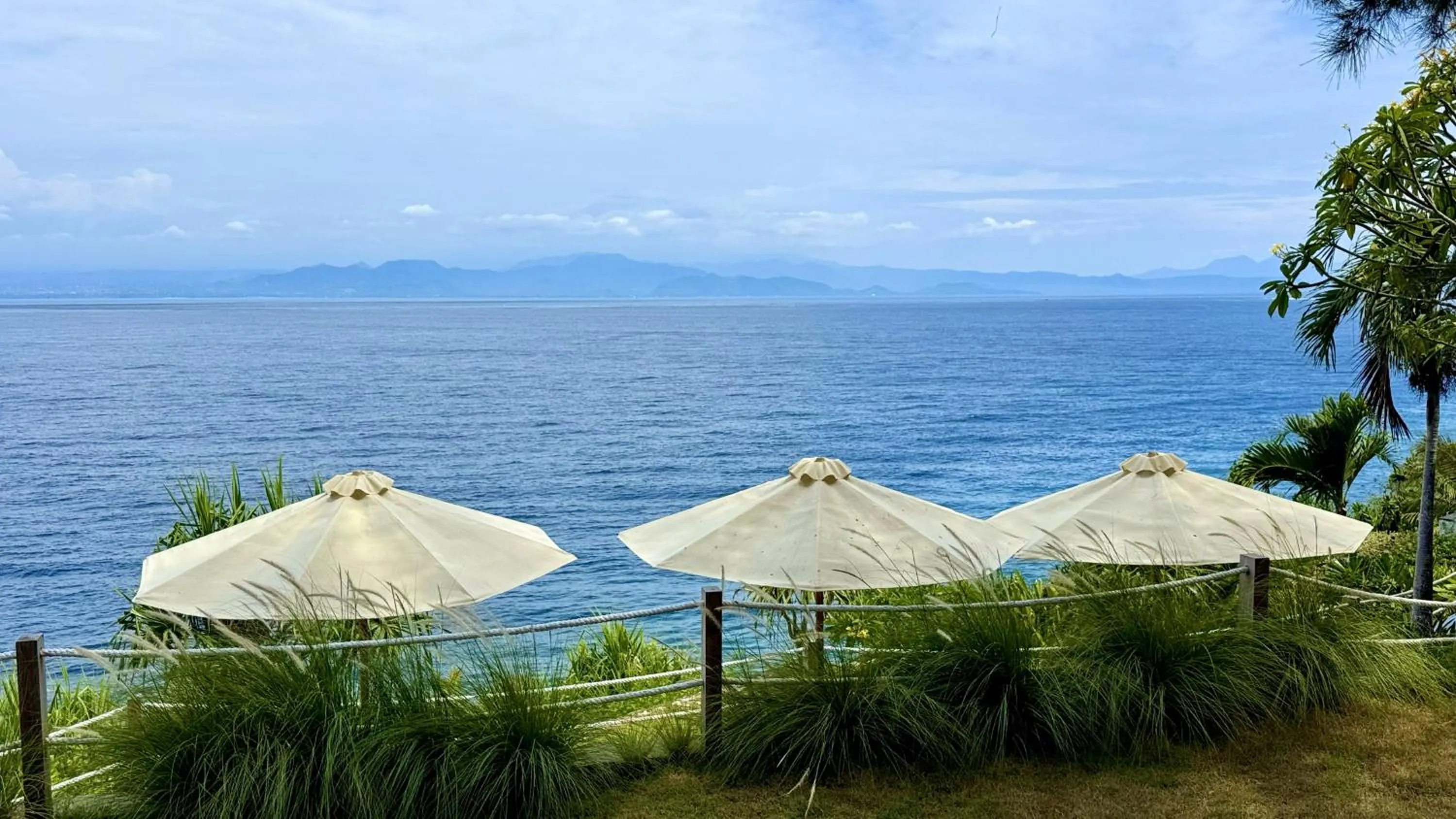Seating area in The Point Resort Lembongan