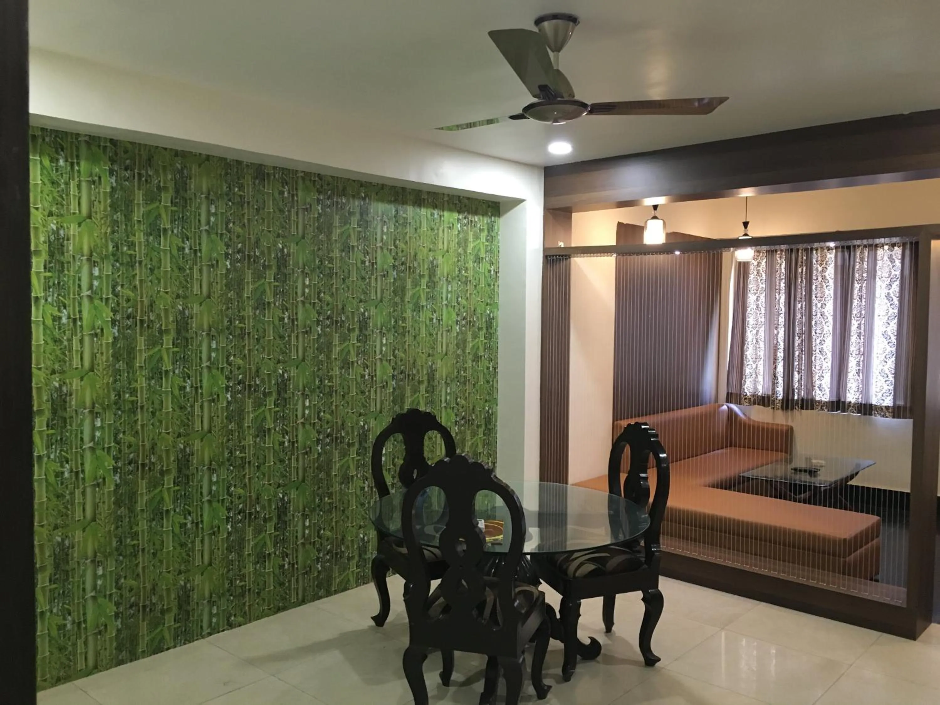 View (from property/room), Bed in Hotel Grand Arjun