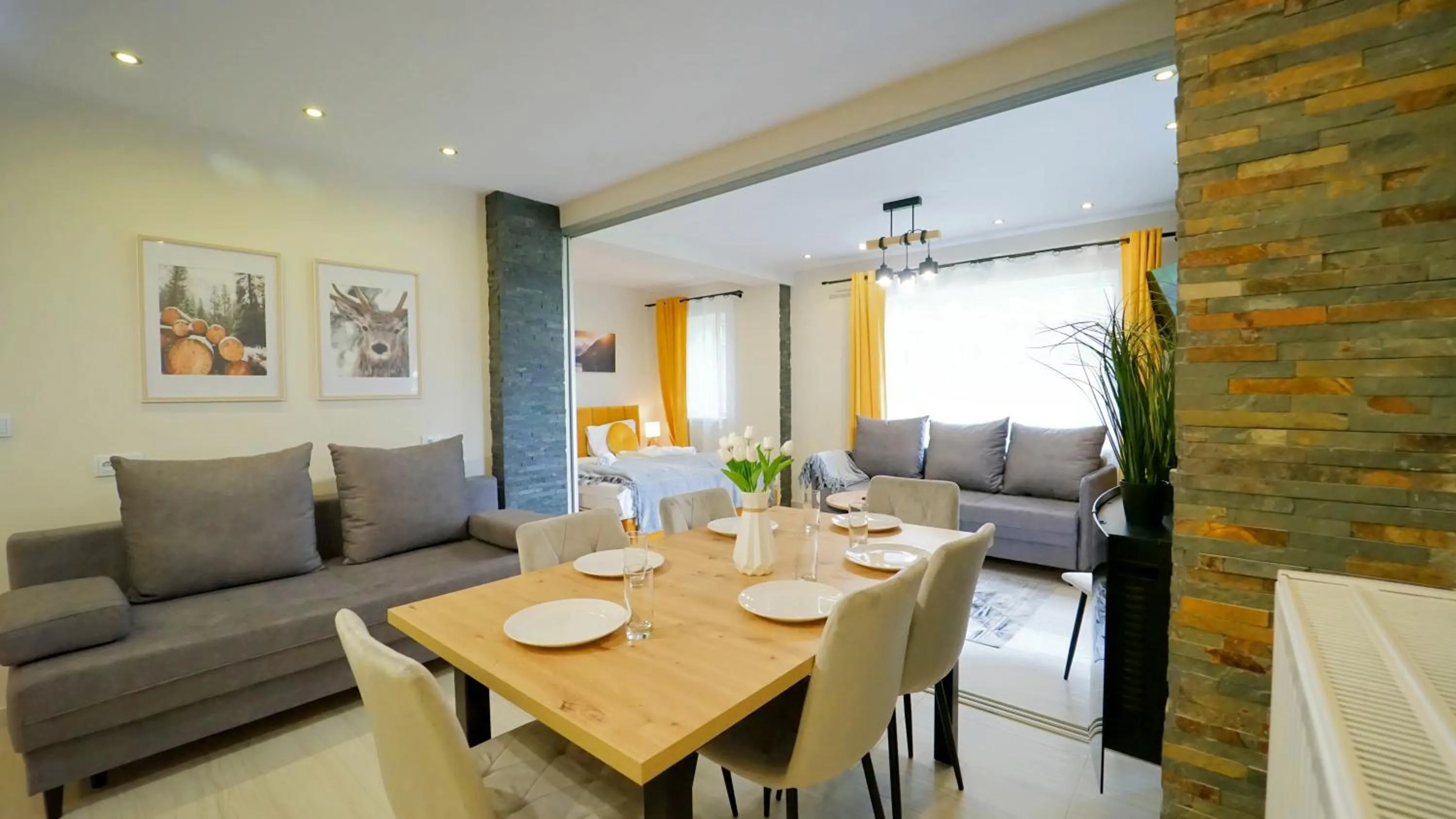 Living room in Apartamenty EverySky - Karkonoska 30