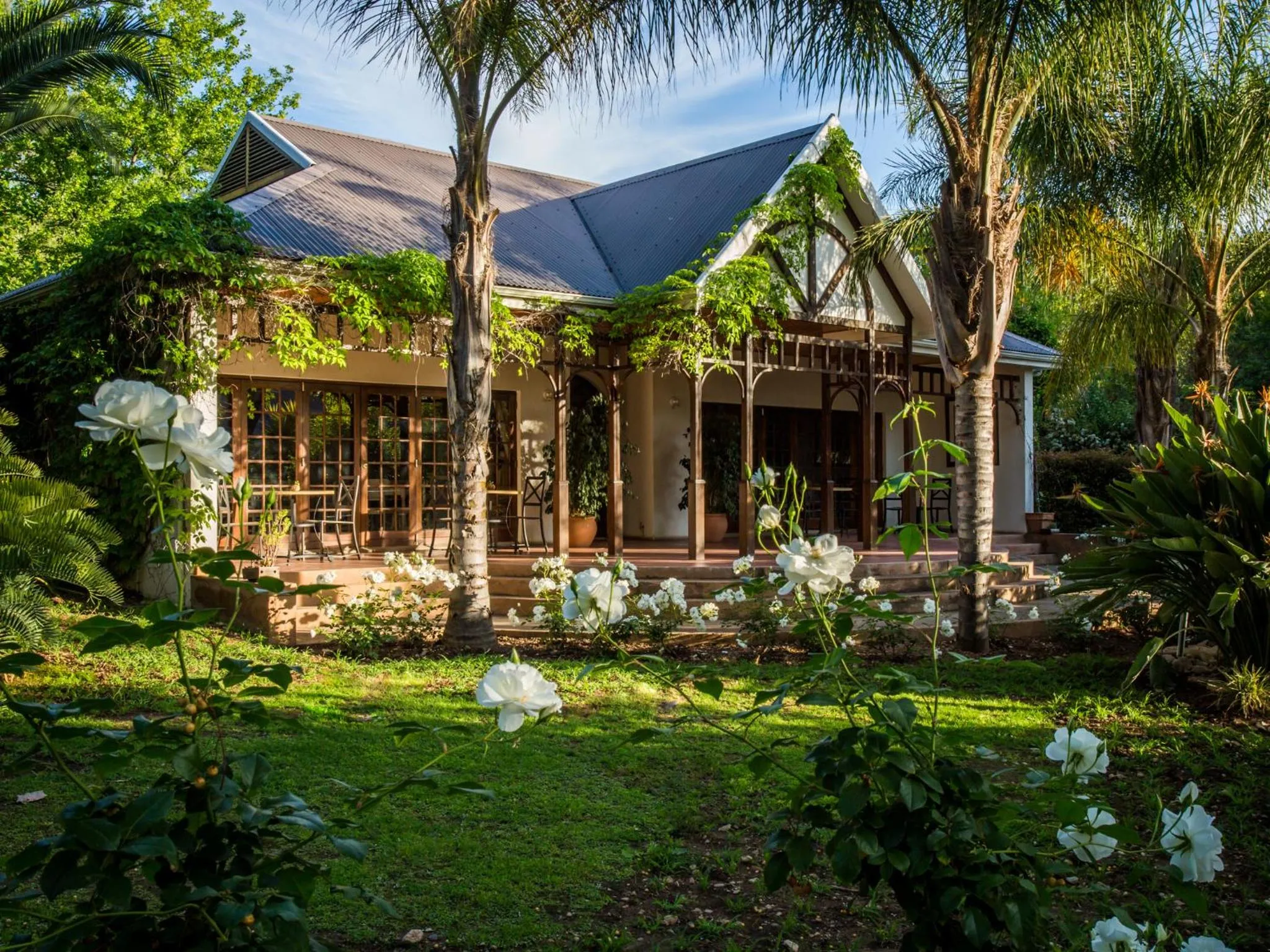 Patio in Hlangana Lodge