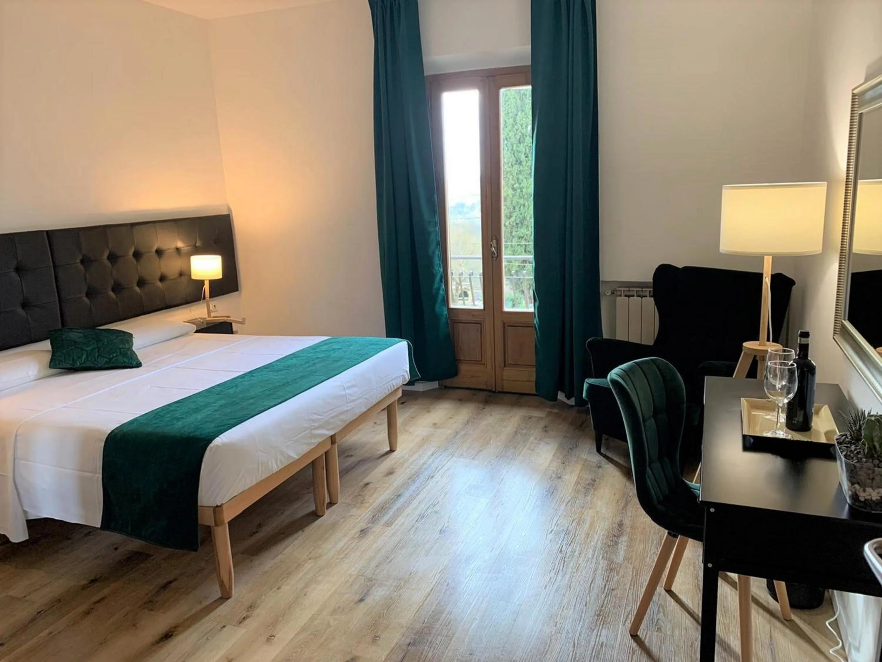 Bed in La Coroncina Lodging