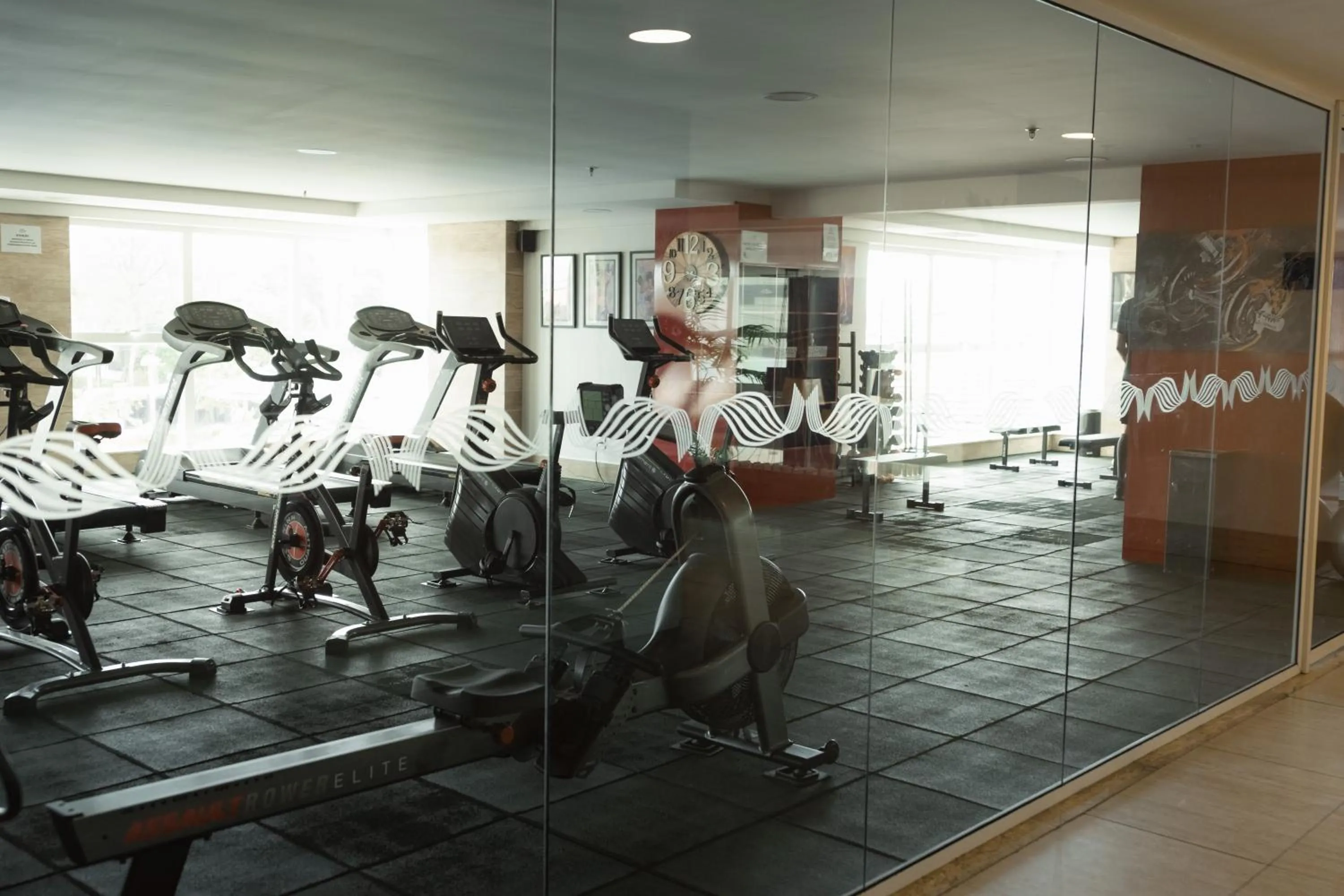 Fitness centre/facilities in Gran Mareiro Hotel