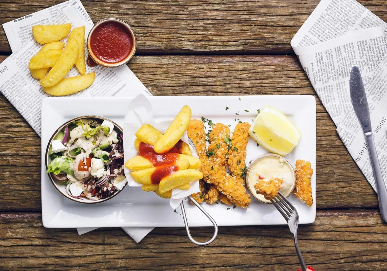 Food close-up in Oude Werf Hotel