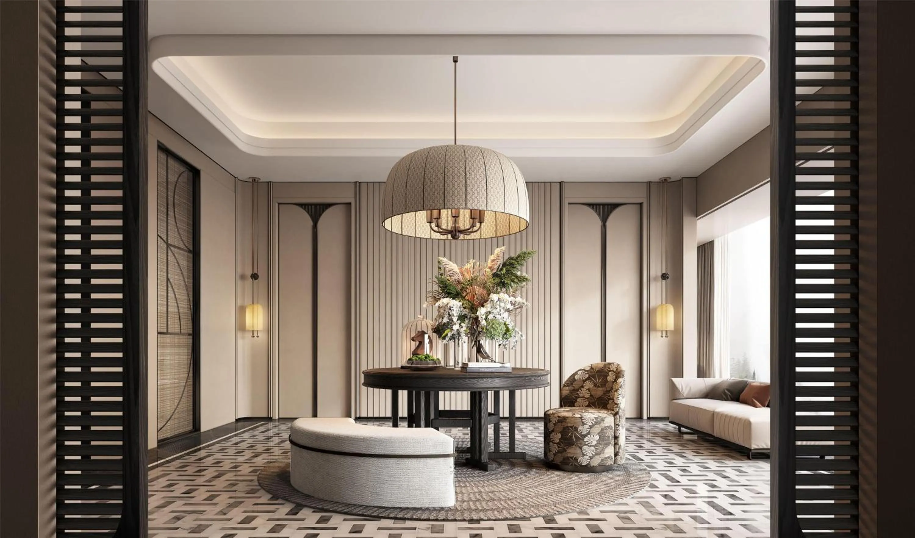 Lobby or reception in Hilton Guangzhou Baiyun Airport