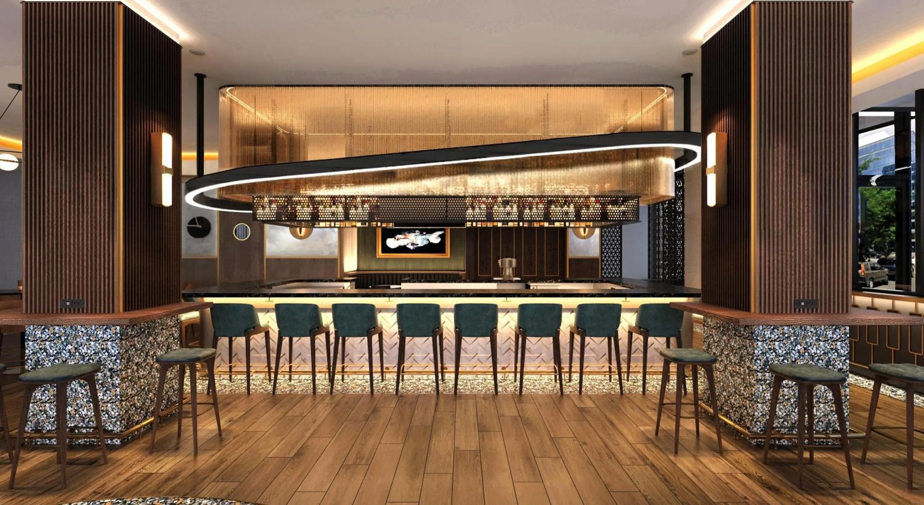 Lounge or bar in Tempo By Hilton Washington Dc Downtown