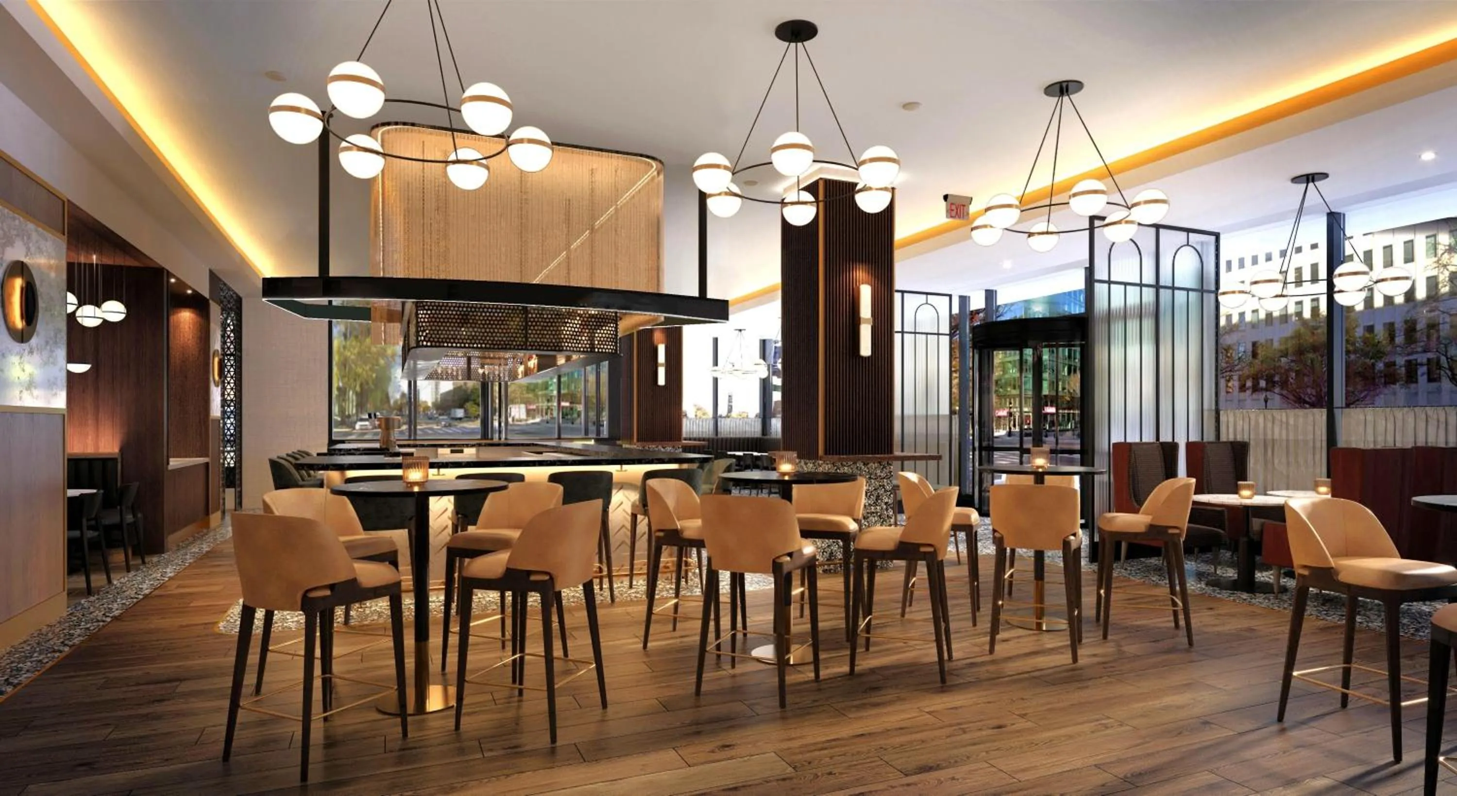 Restaurant/places to eat in Tempo By Hilton Washington Dc Downtown