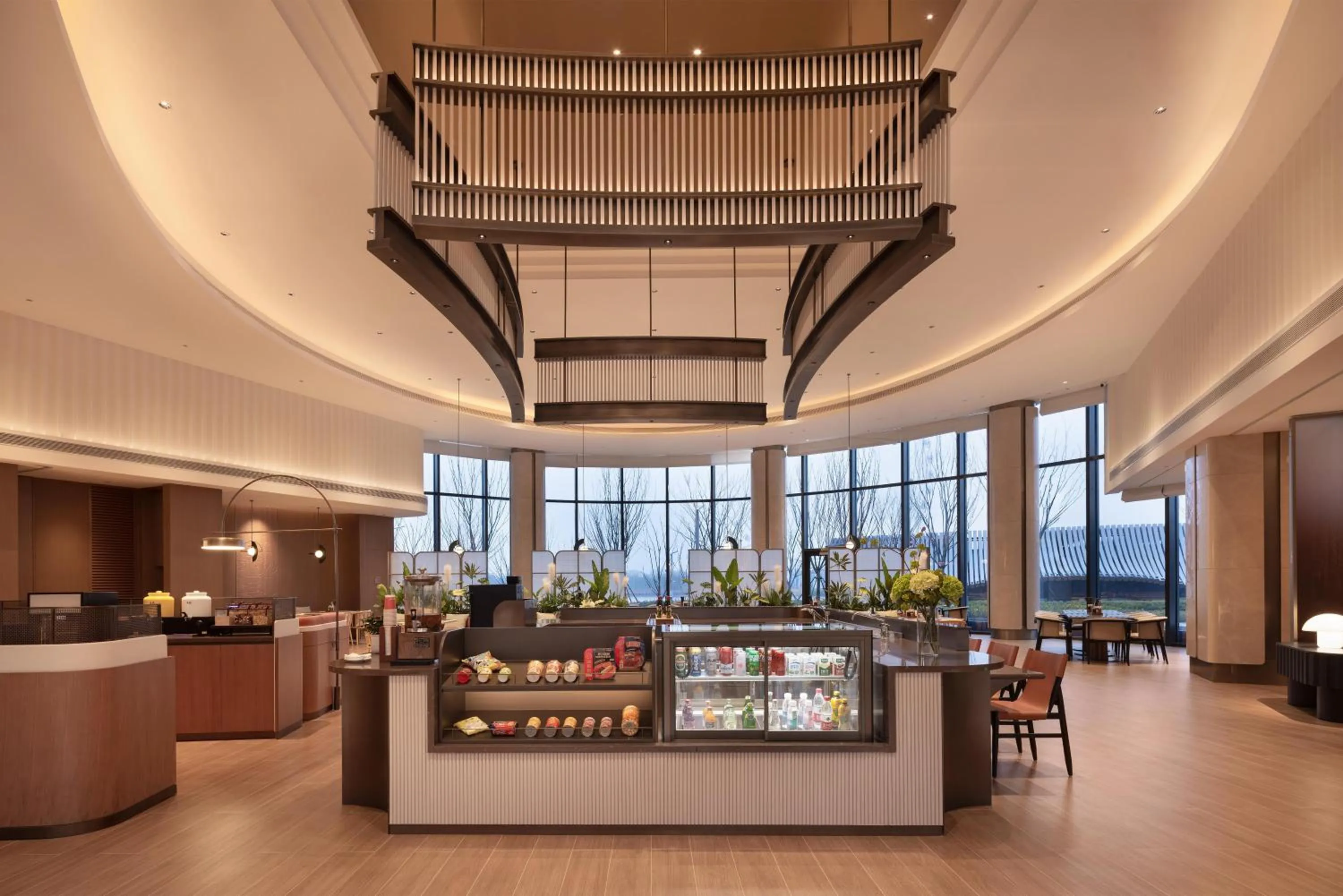 Lobby or reception in Hilton Garden Inn Huangshi Dinosaur Wonderland