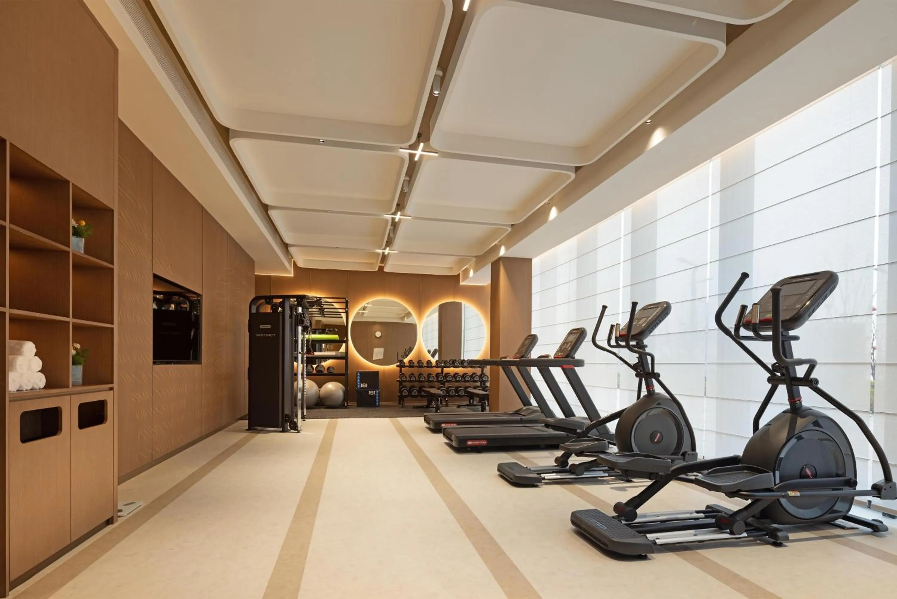 Fitness centre/facilities in Hilton Garden Inn Huangshi Dinosaur Wonderland