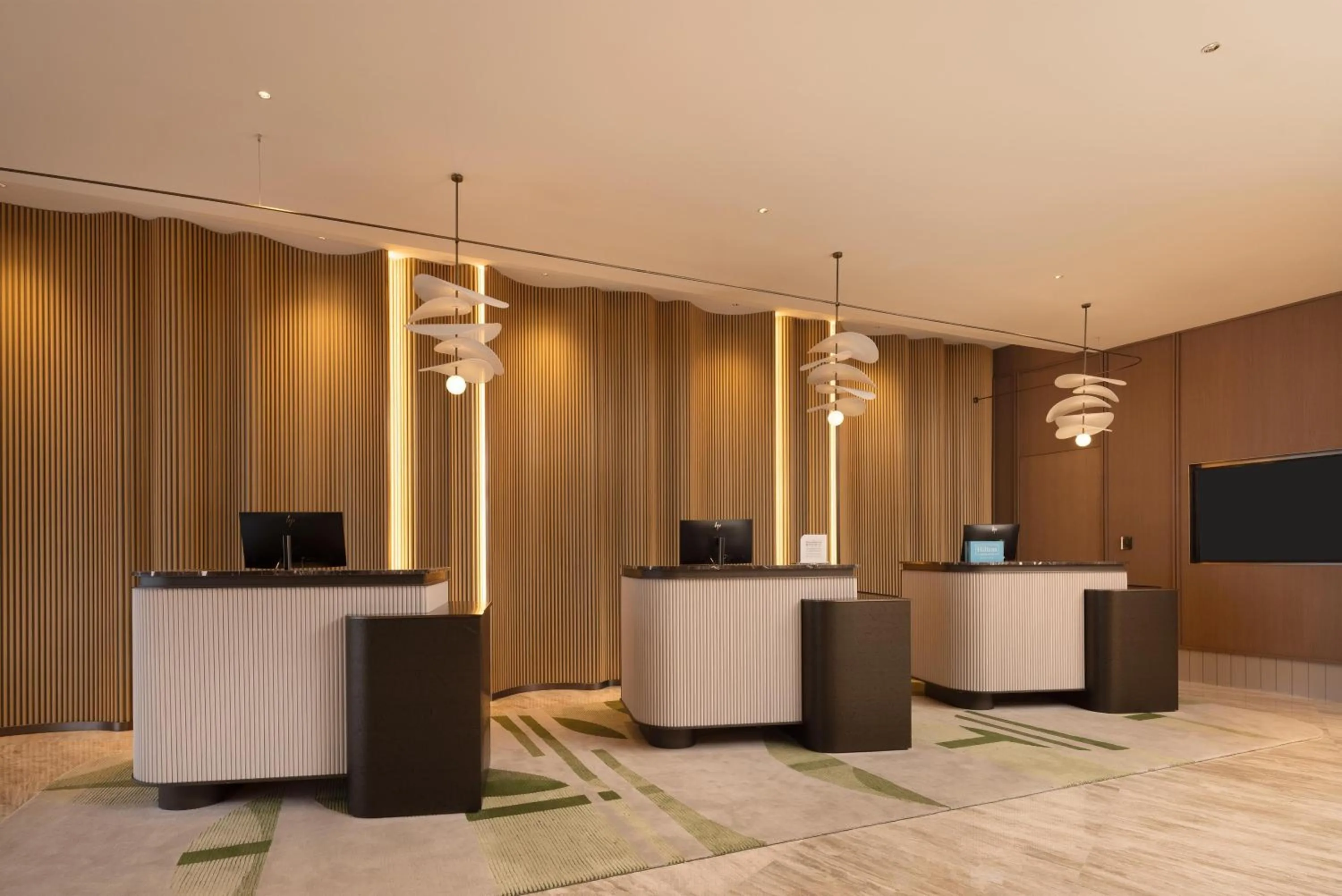 Lobby or reception in Hilton Garden Inn Huangshi Dinosaur Wonderland