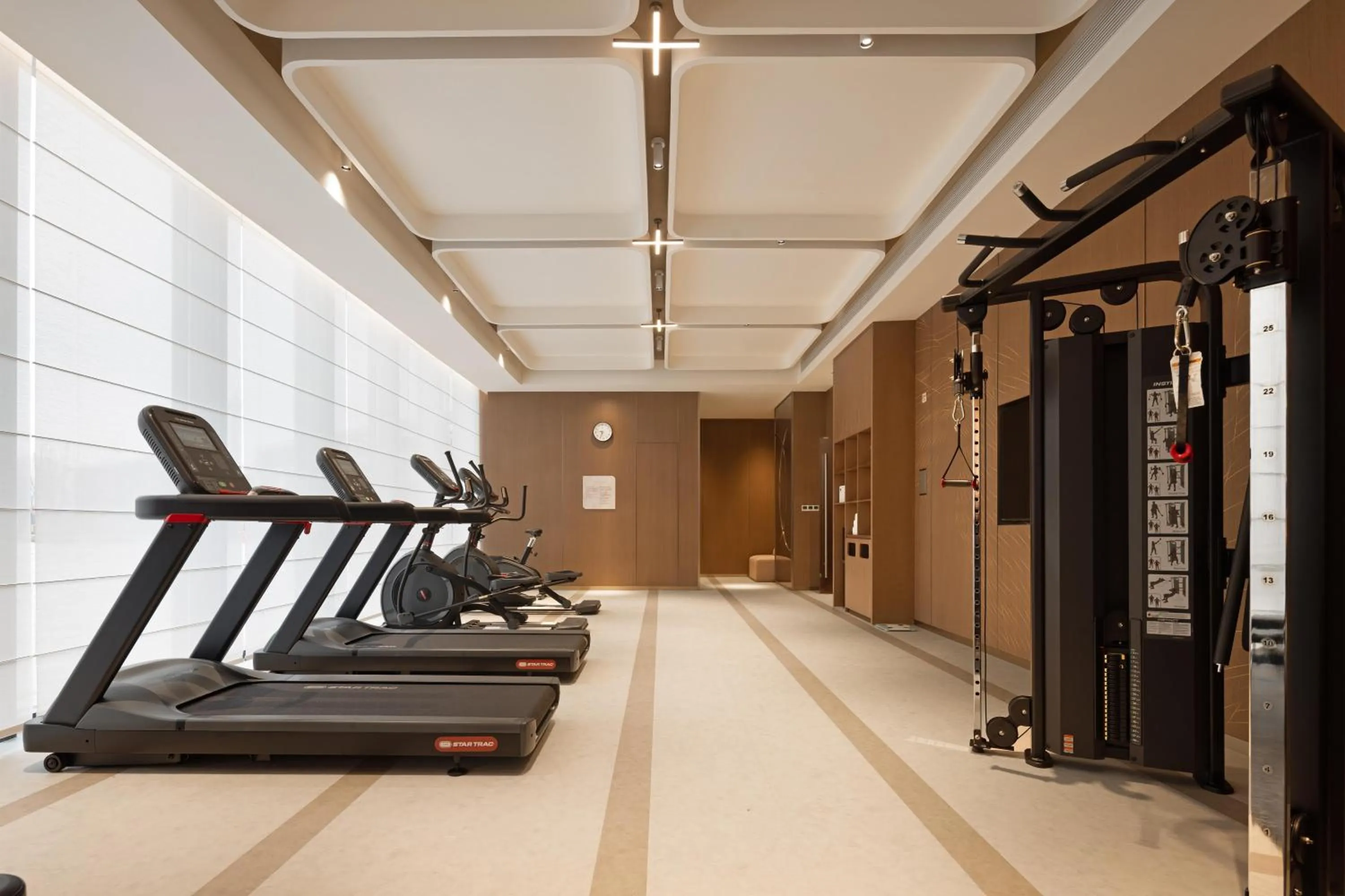 Fitness centre/facilities in Hilton Garden Inn Huangshi Dinosaur Wonderland