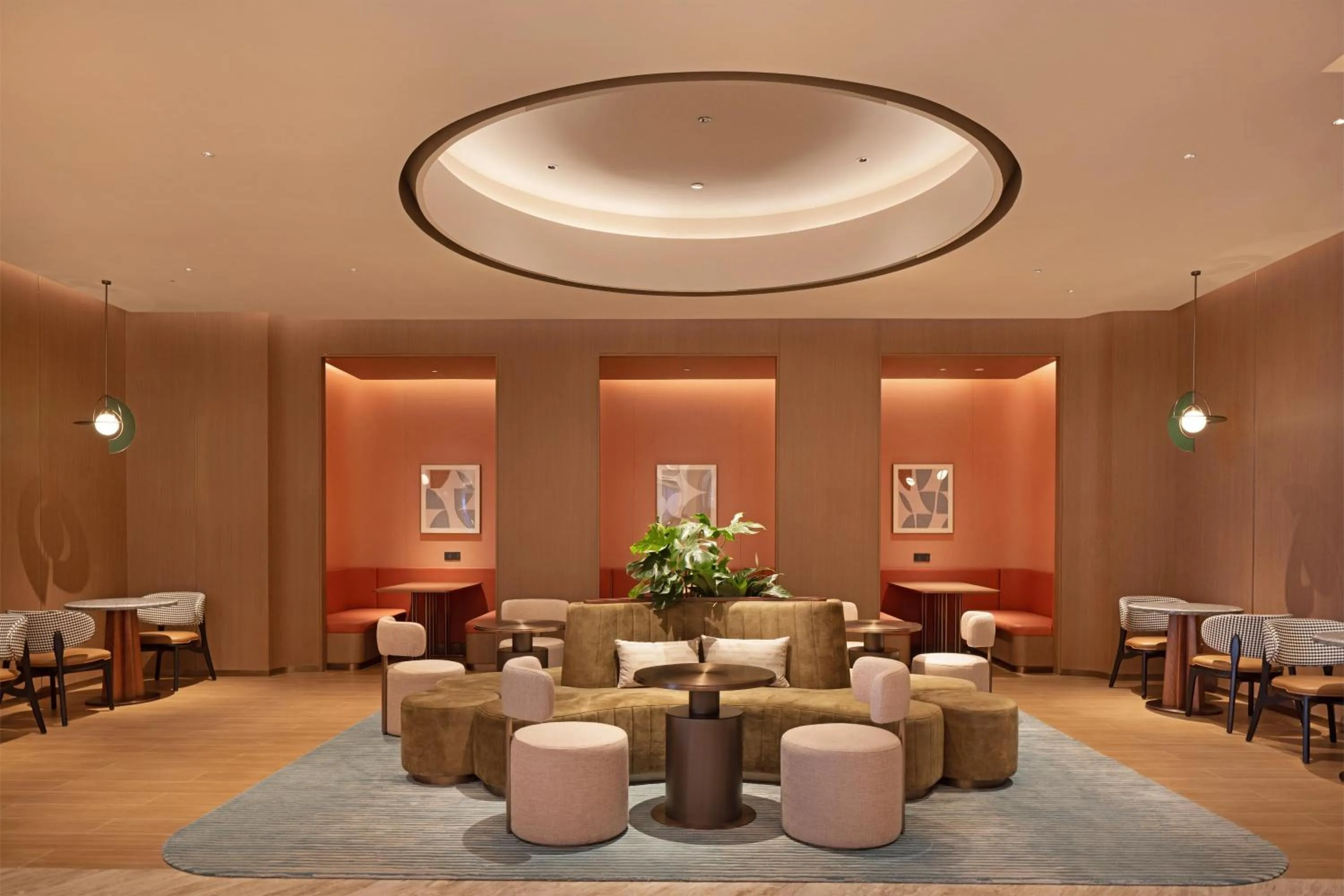 Lobby or reception in Hilton Garden Inn Huangshi Dinosaur Wonderland