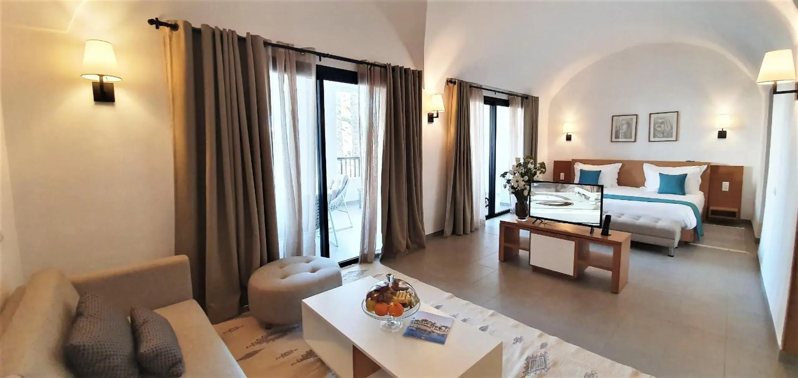 Deluxe Double Room with Balcony in Les Orangers Garden Villas and Bungalows Ultra All inclusive Deluxe Double Room with Balcony in Les Orangers Garden Villas and Bungalows Ultra All inclusive