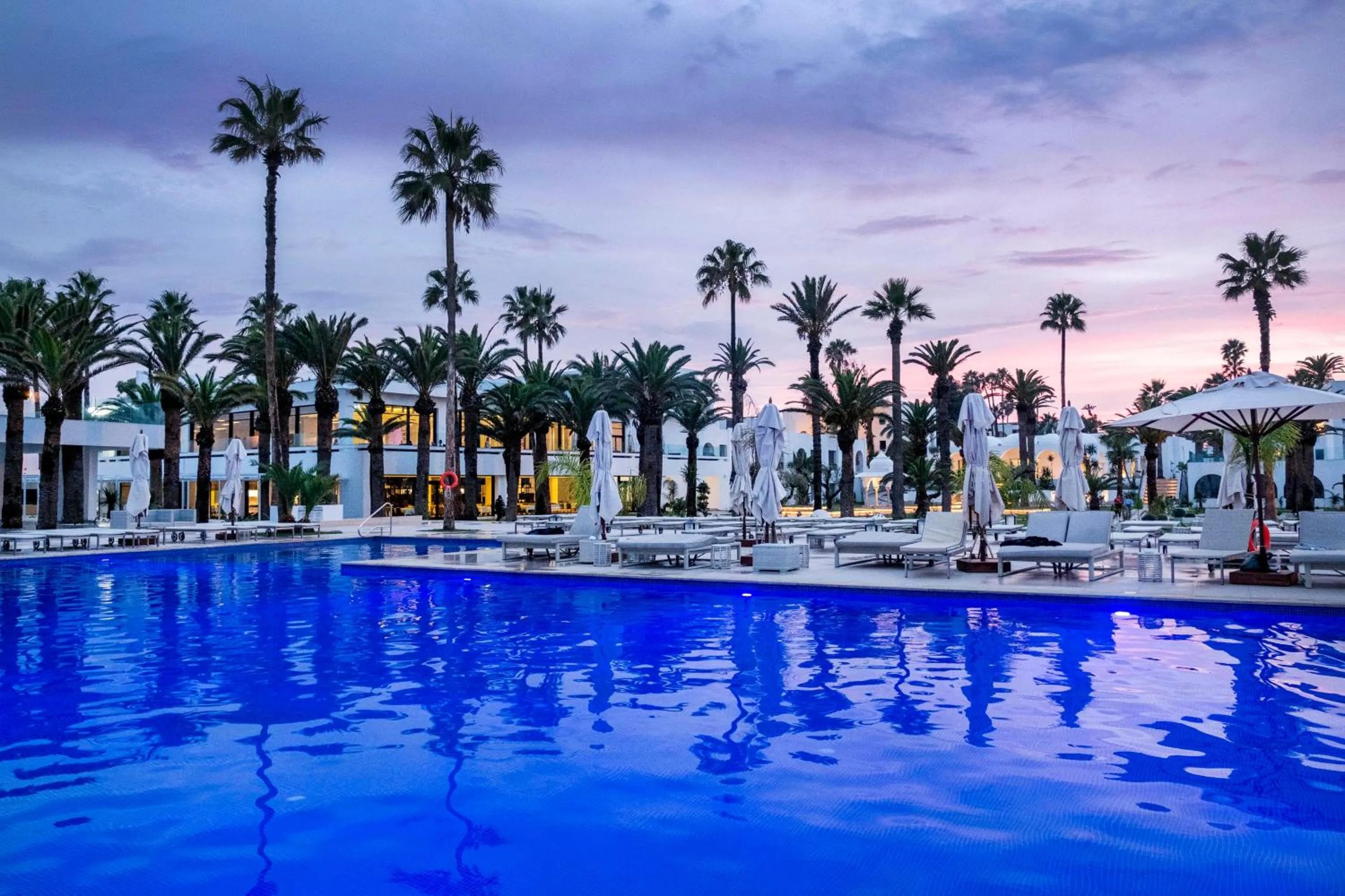 Swimming pool in Les Orangers Garden Villas and Bungalows Ultra All inclusive