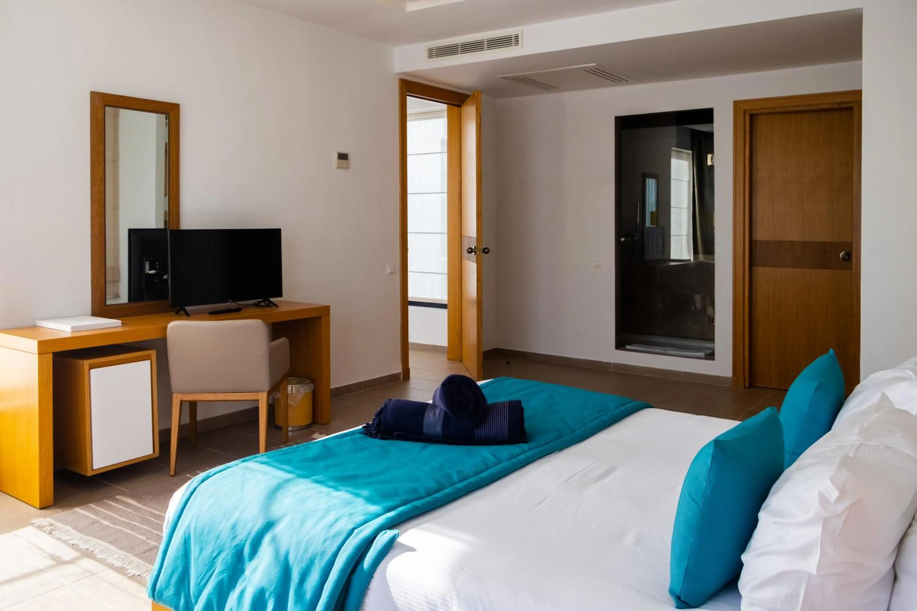 Bedroom, Bed in Les Orangers Garden Villas and Bungalows Ultra All inclusive