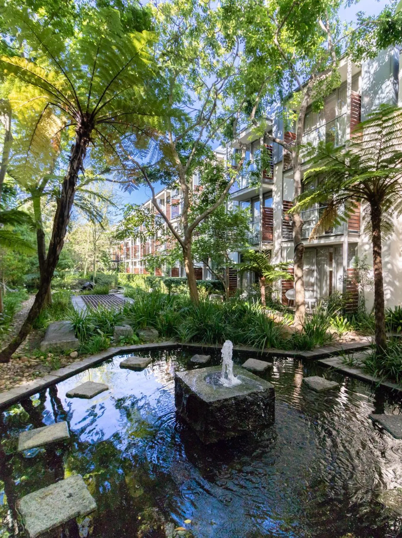 Garden view in Vineyard Hotel