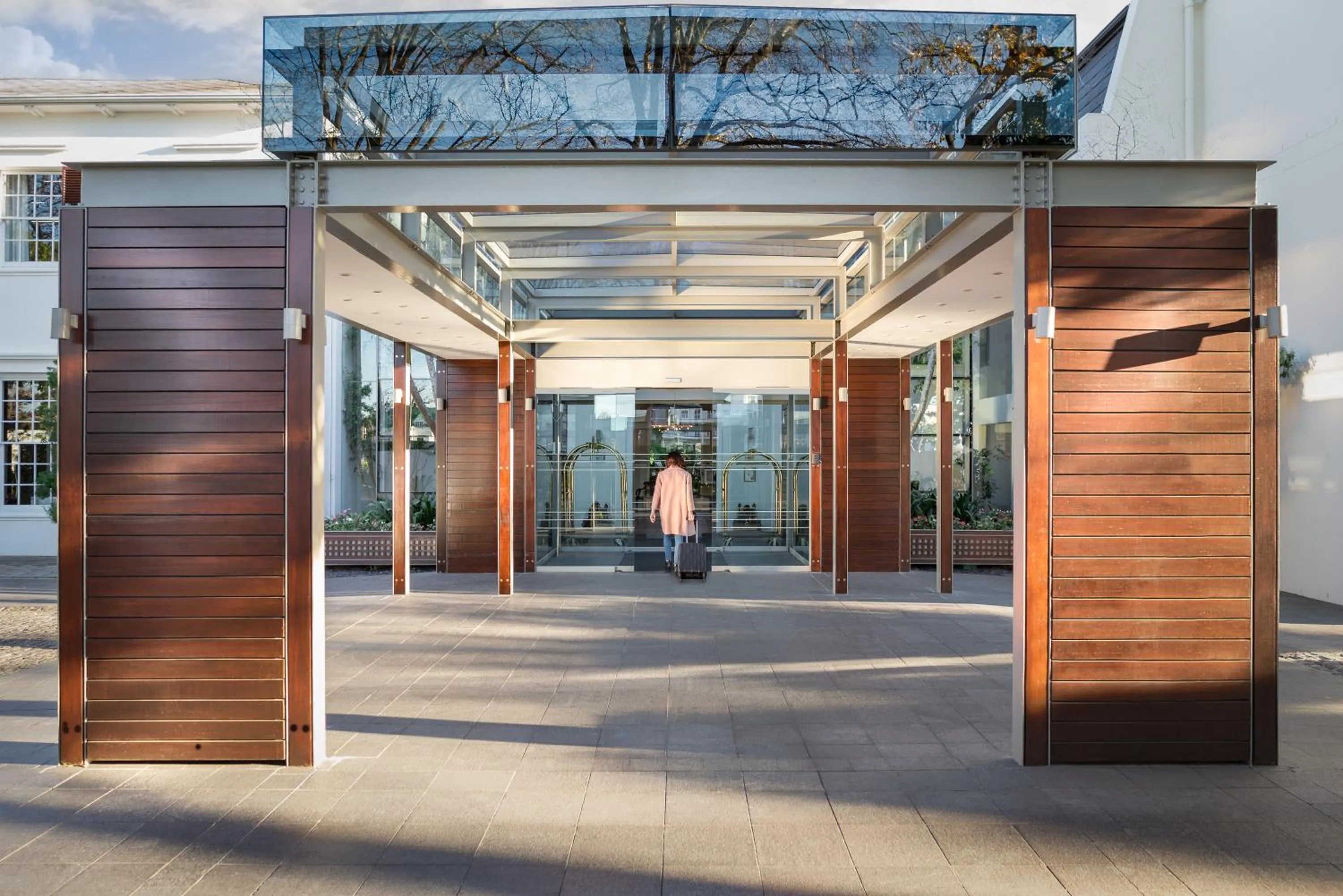 Facade/entrance in Vineyard Hotel