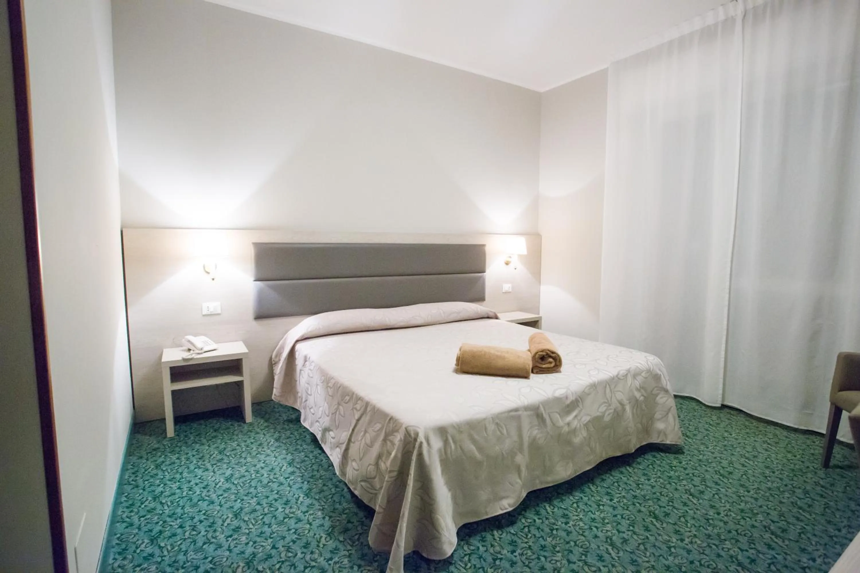 Bed in Hotel Smeraldo