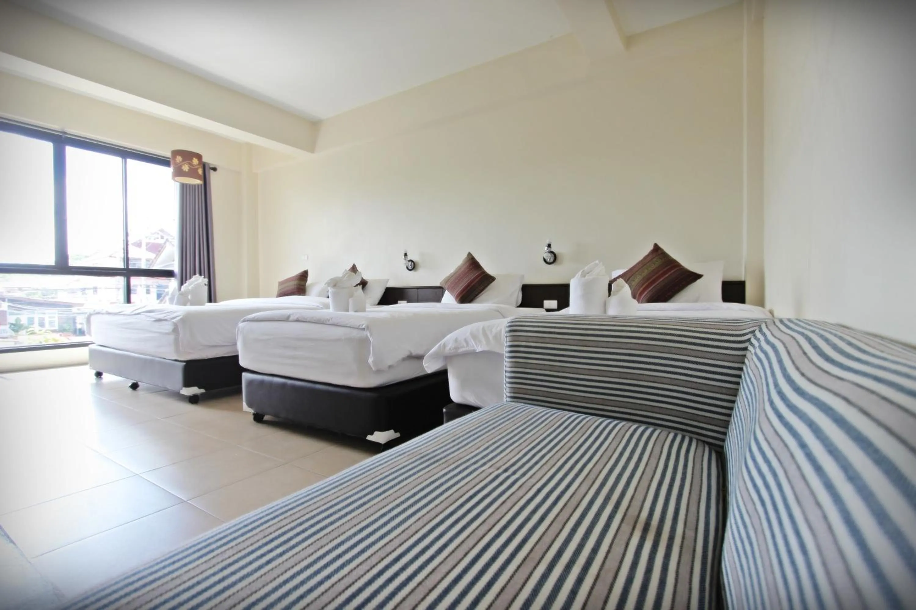 Bedroom, Bed in Baan Pordeedin