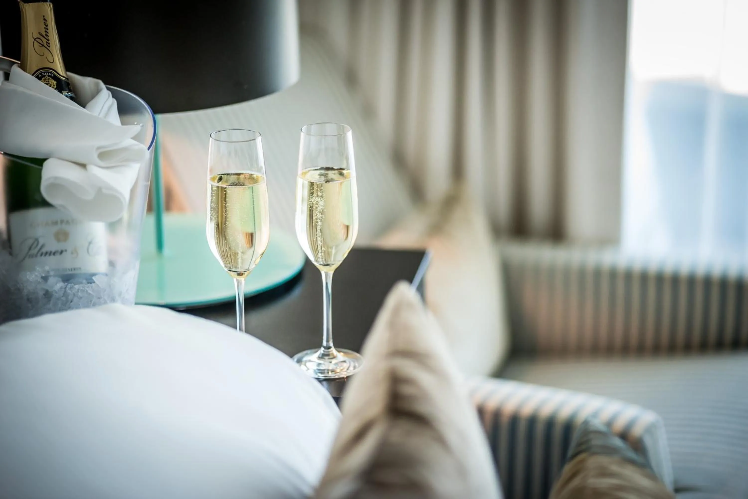 Alcoholic drinks, Bed in St Moritz Hotel and Cowshed Spa