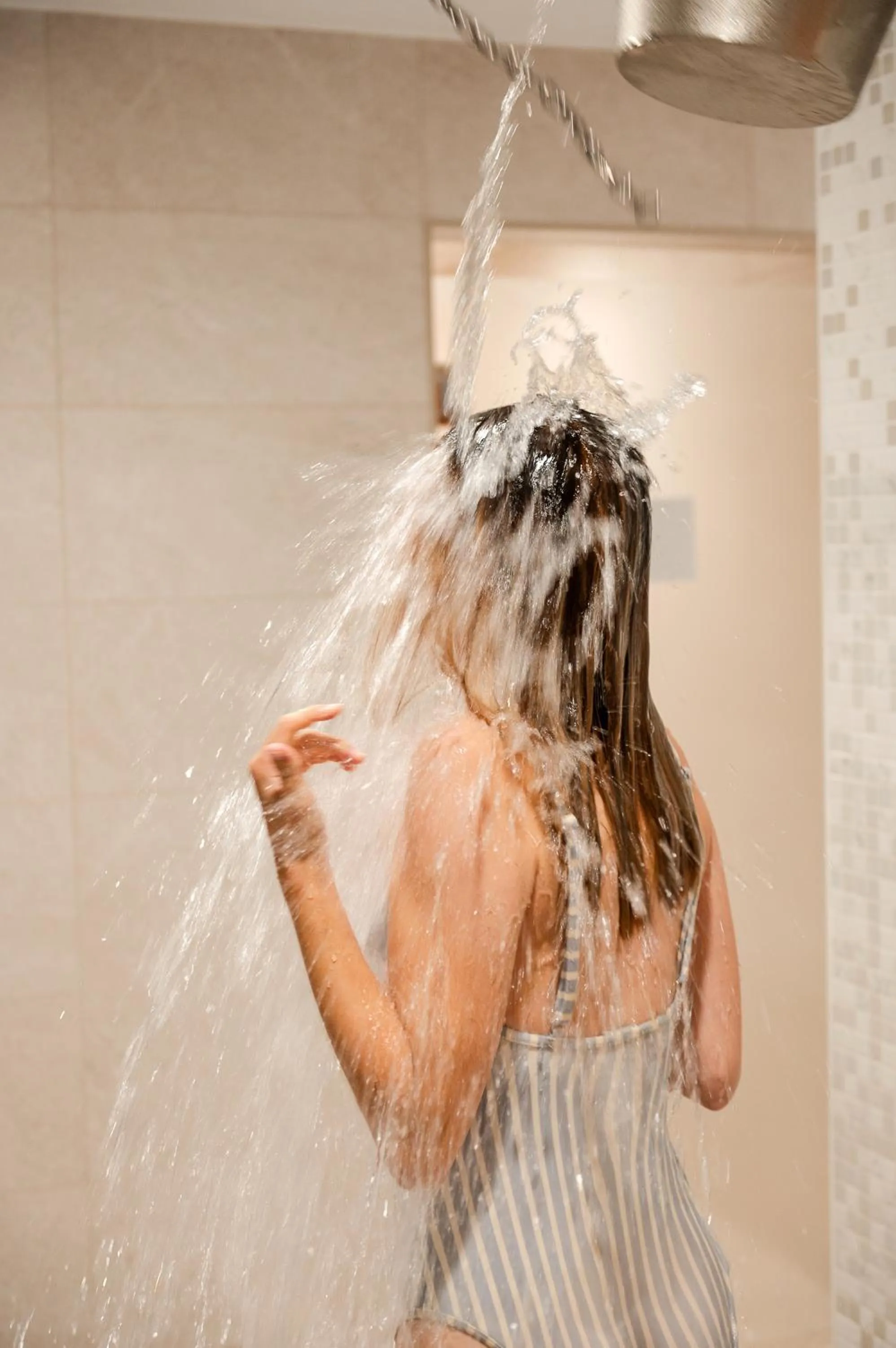 People in St Moritz Hotel and Cowshed Spa