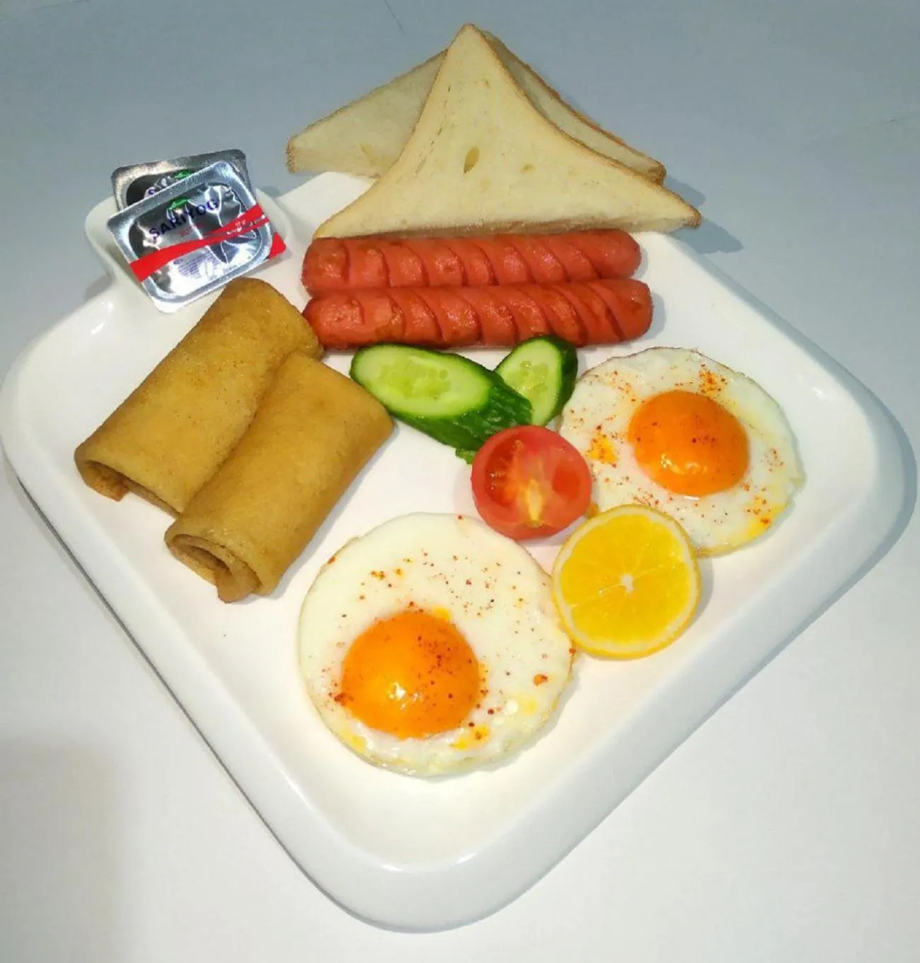 Breakfast in Hotel Euro Asia Khiva in Ichan Qala