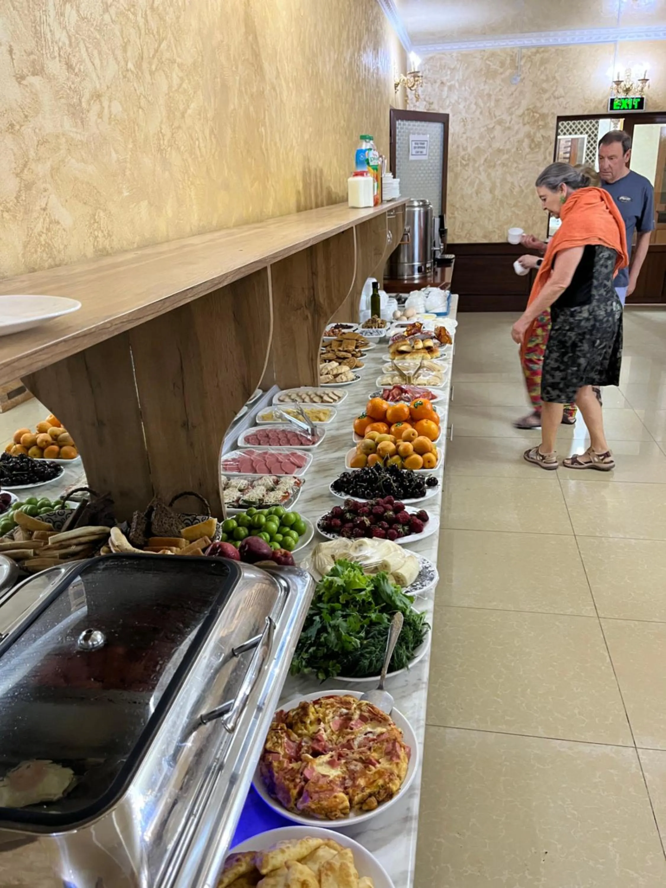 Restaurant/places to eat in Hotel Euro Asia Khiva in Ichan Qala