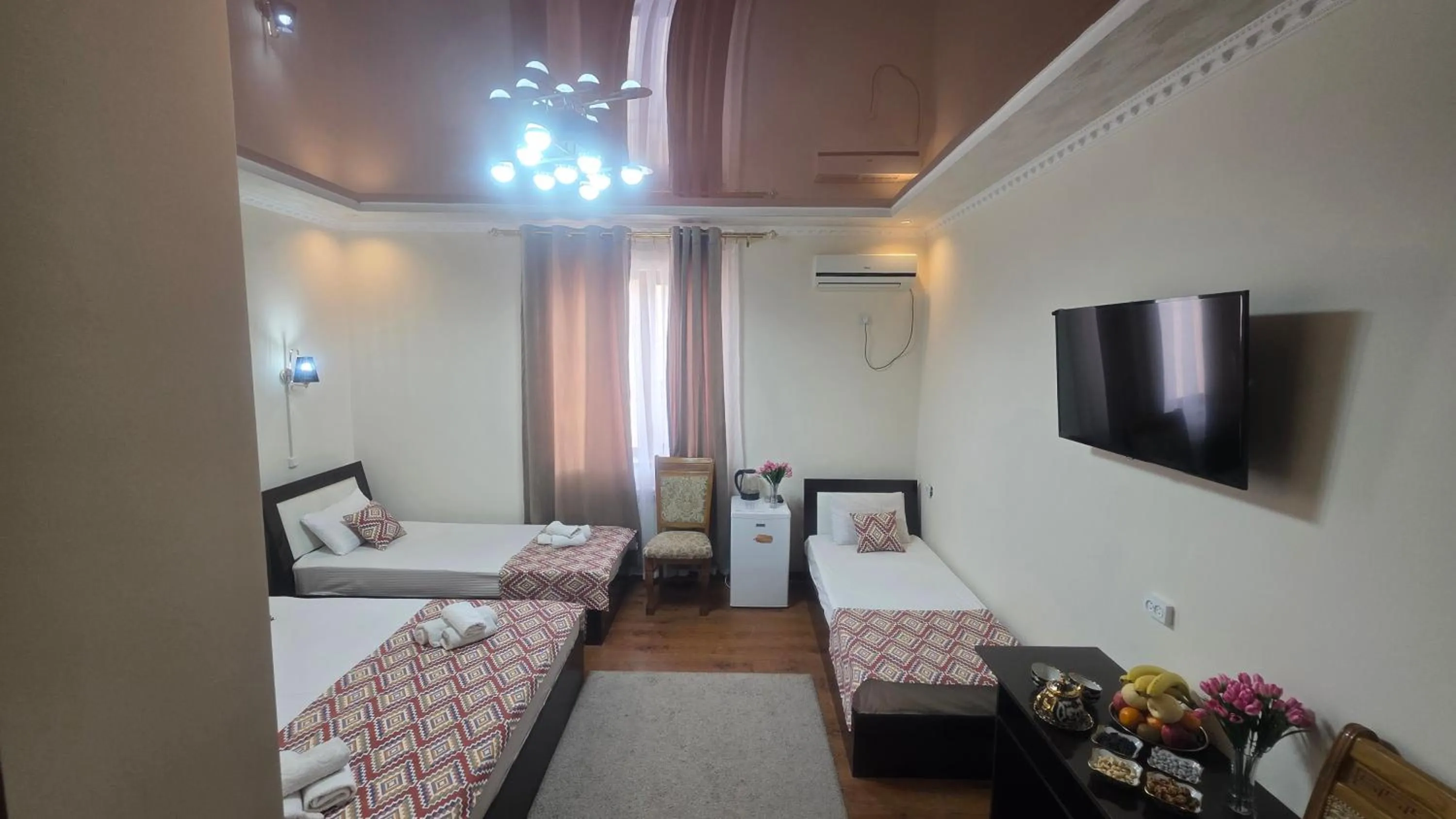 View (from property/room), Bed in Hotel Euro Asia Khiva - Ichan Qala