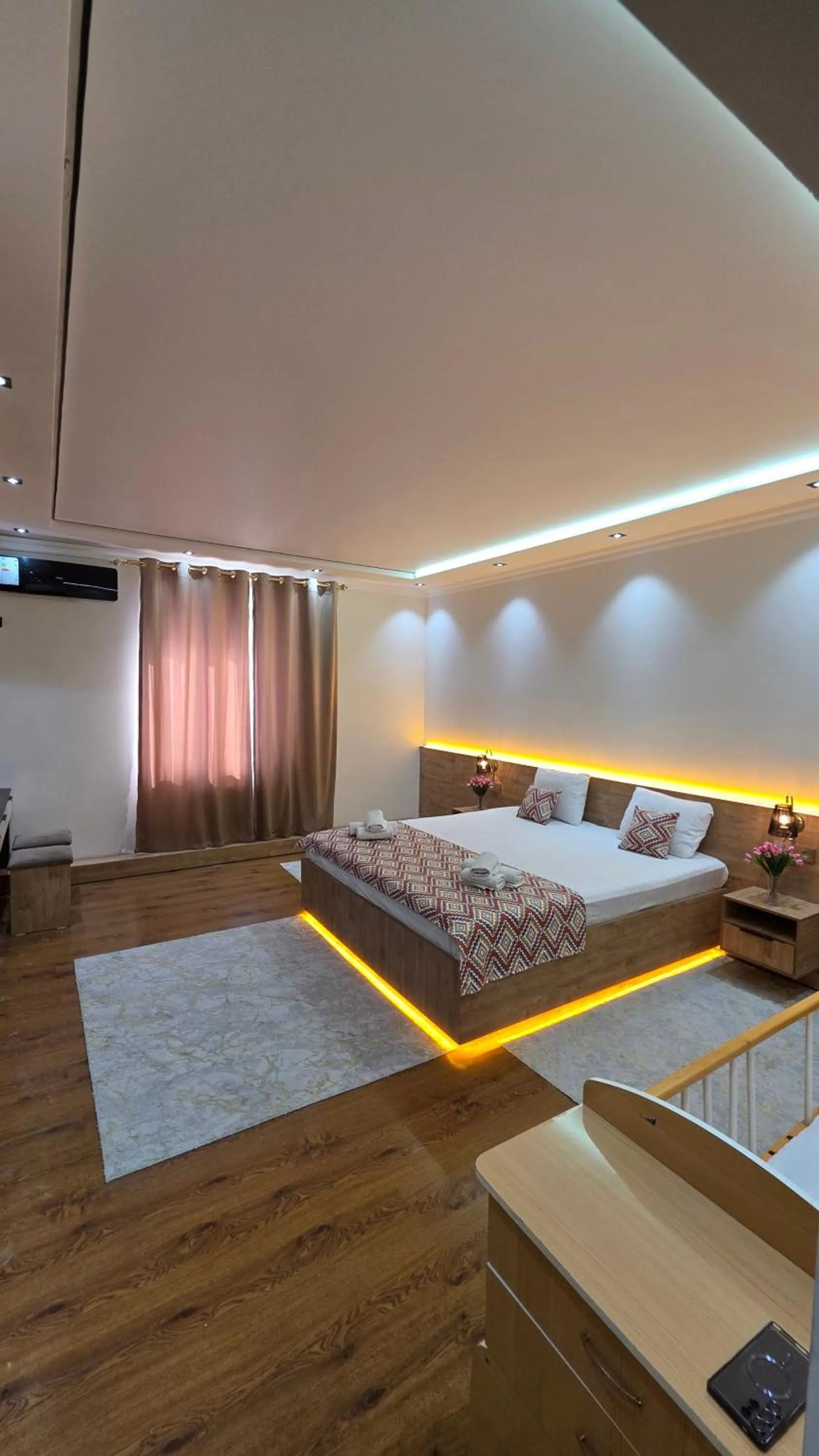 View (from property/room), Bed in Hotel Euro Asia Khiva - Ichan Qala