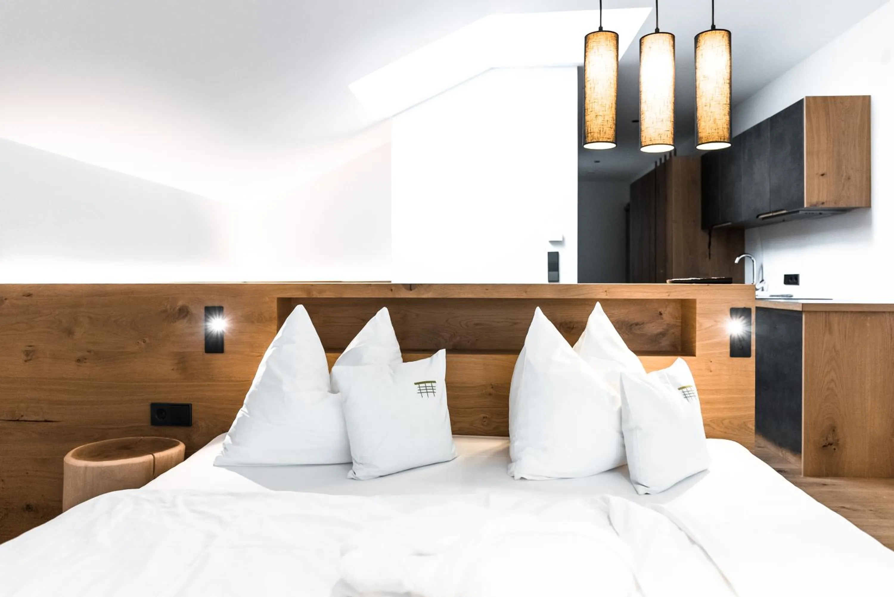 Bed in JOAS natur.hotel.b&b