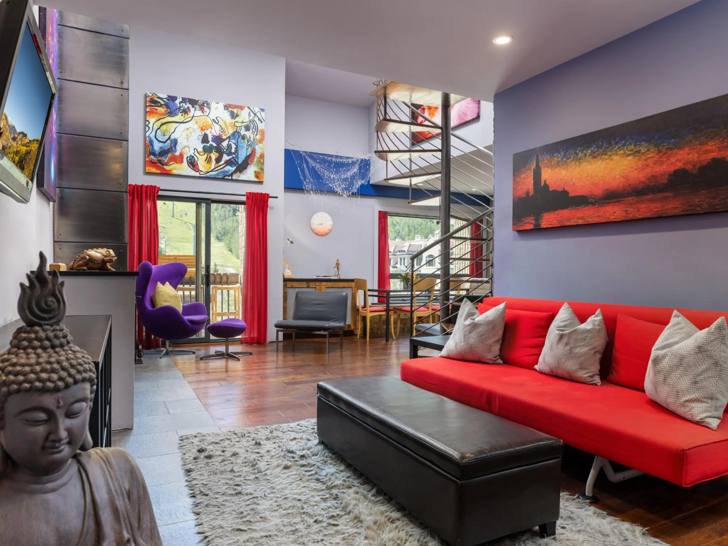 Living room in Vail 21 - CoralTree Residence Collection