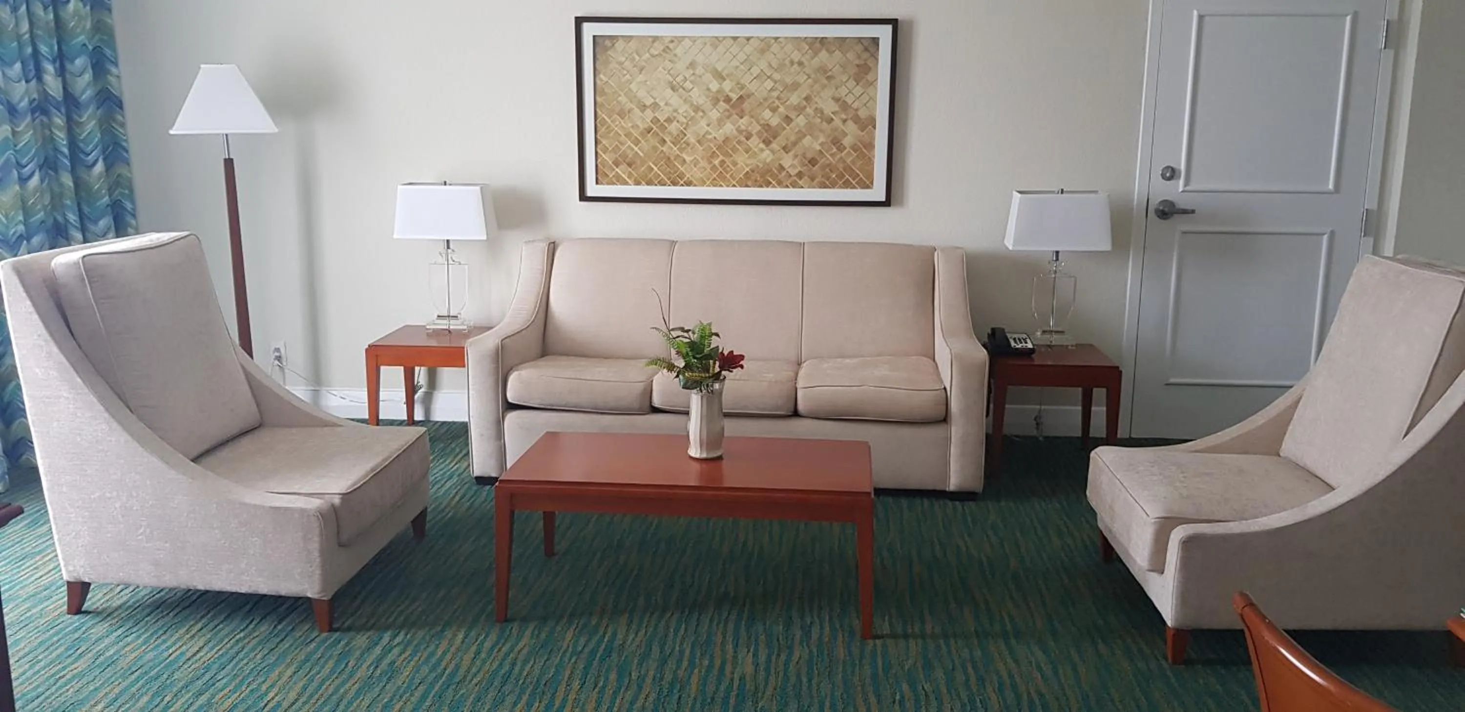 Living room in Lighthouse Pointe at Grand Lucayan Resort