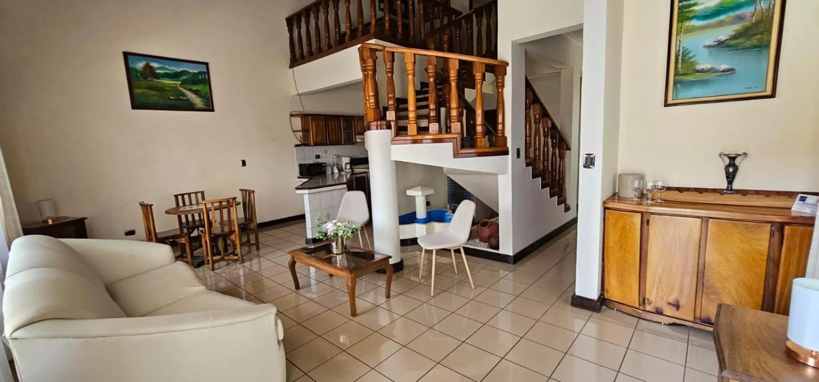 Living room in Apartotel Obelisco San José Aeropuerto