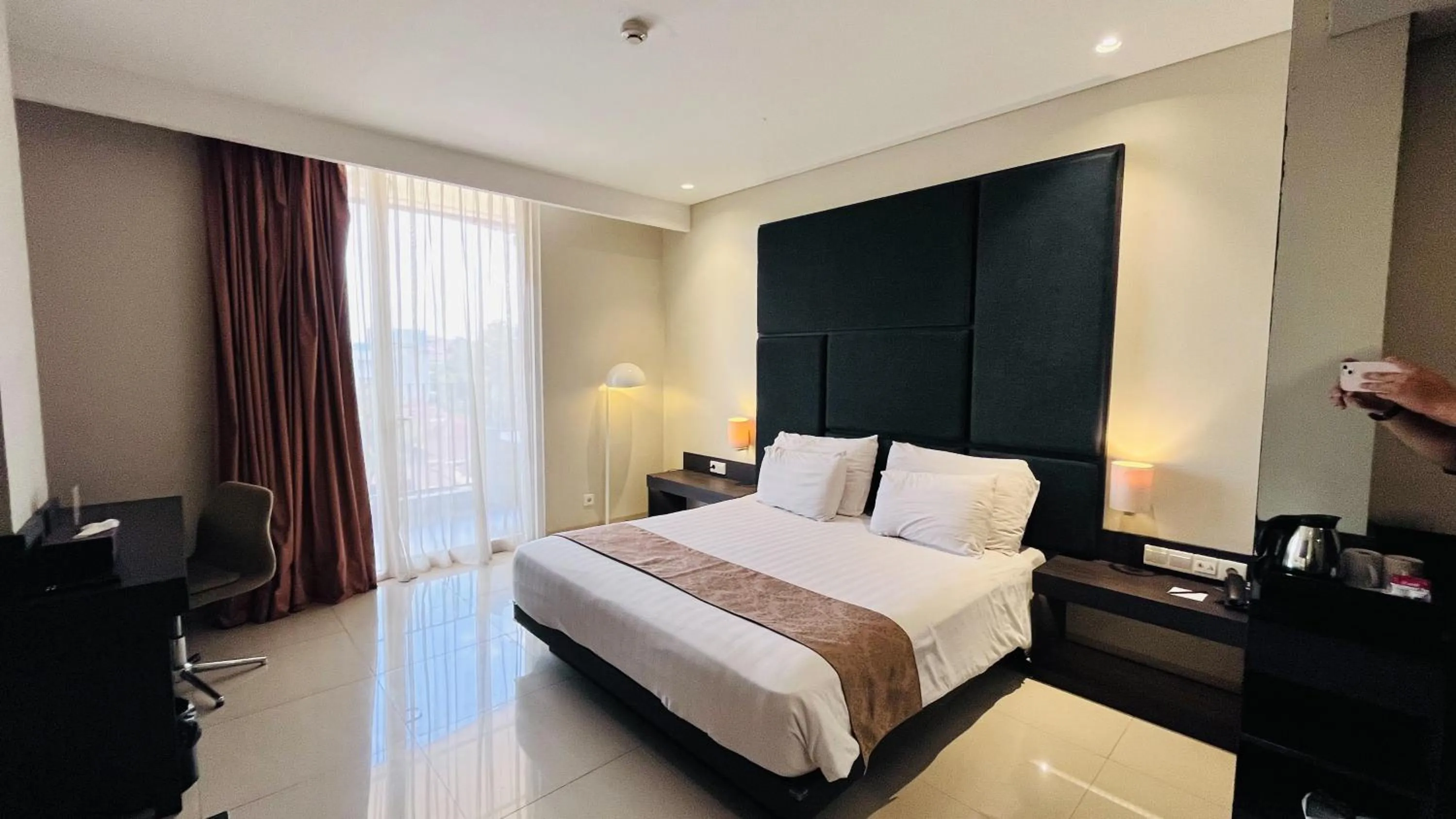 Bed in Grandia Hotel