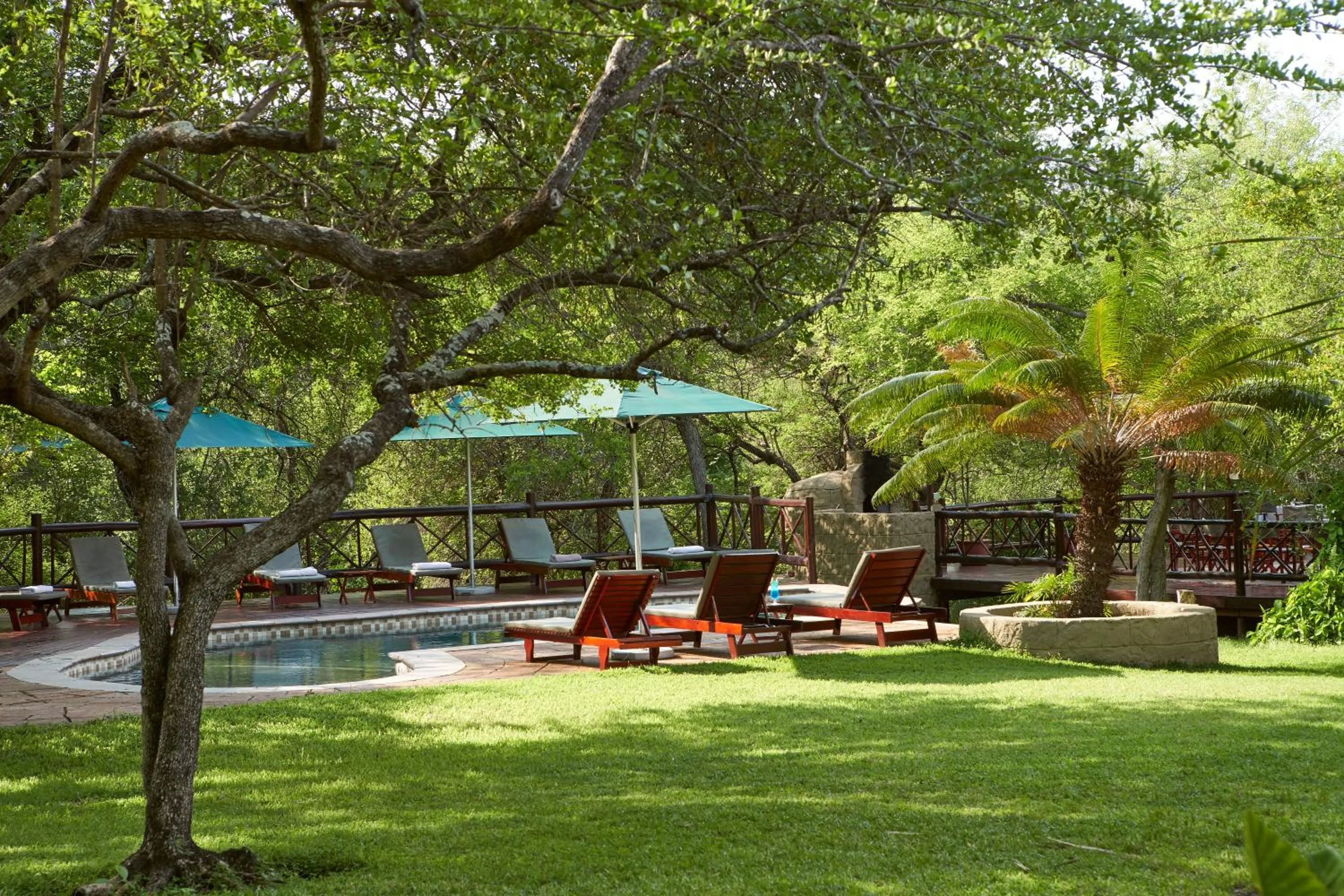 Swimming pool in Grand Kruger Lodge and Spa