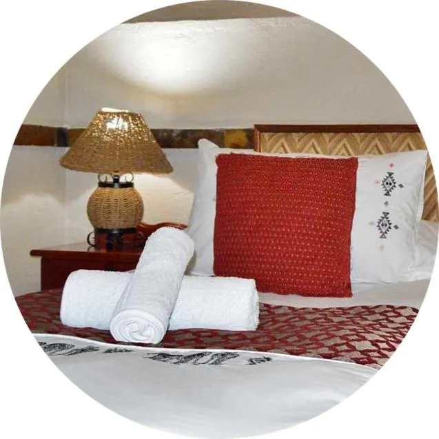 Bed in Grand Kruger Lodge and Spa