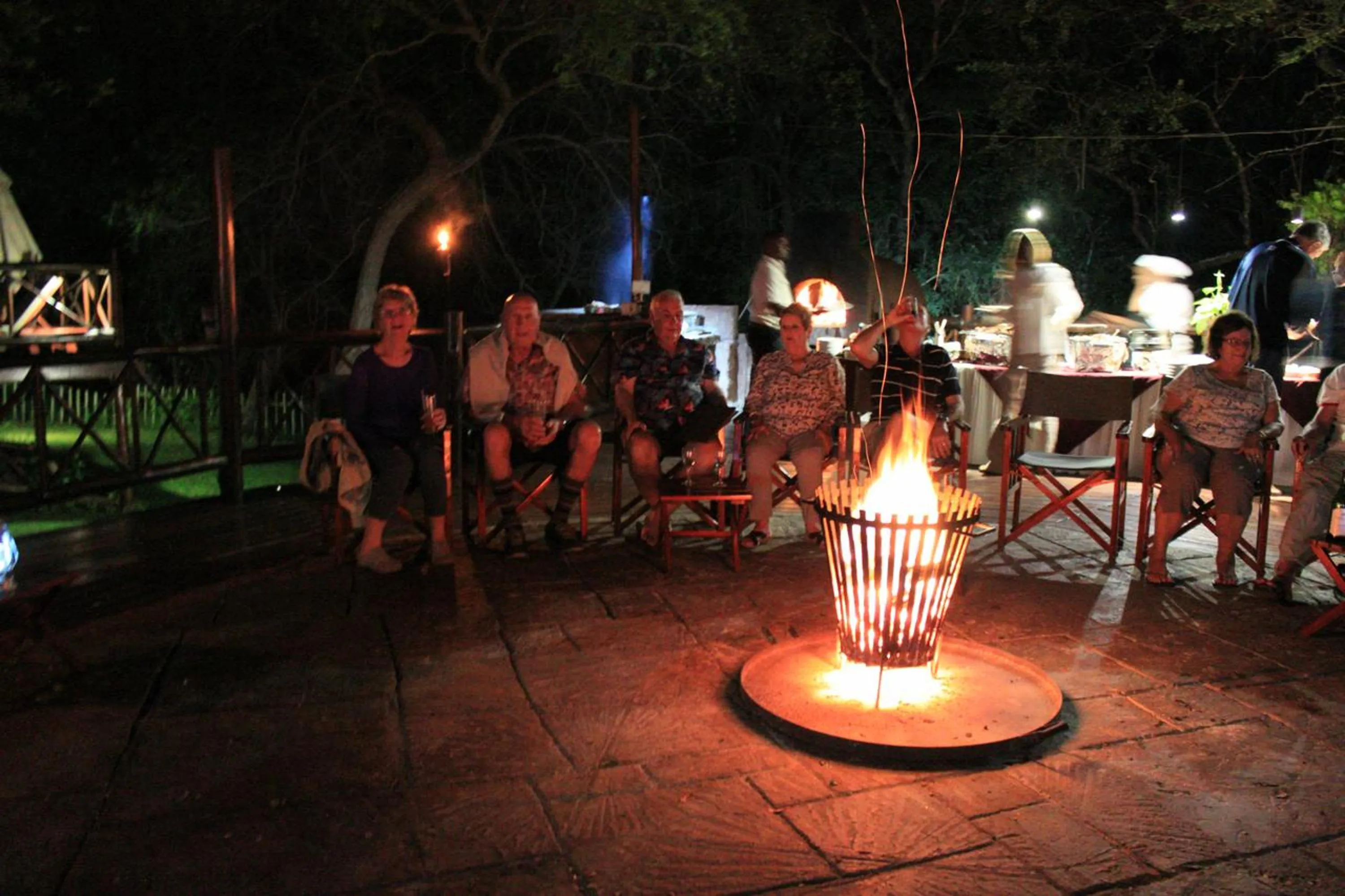 Evening entertainment in Grand Kruger Lodge and Spa