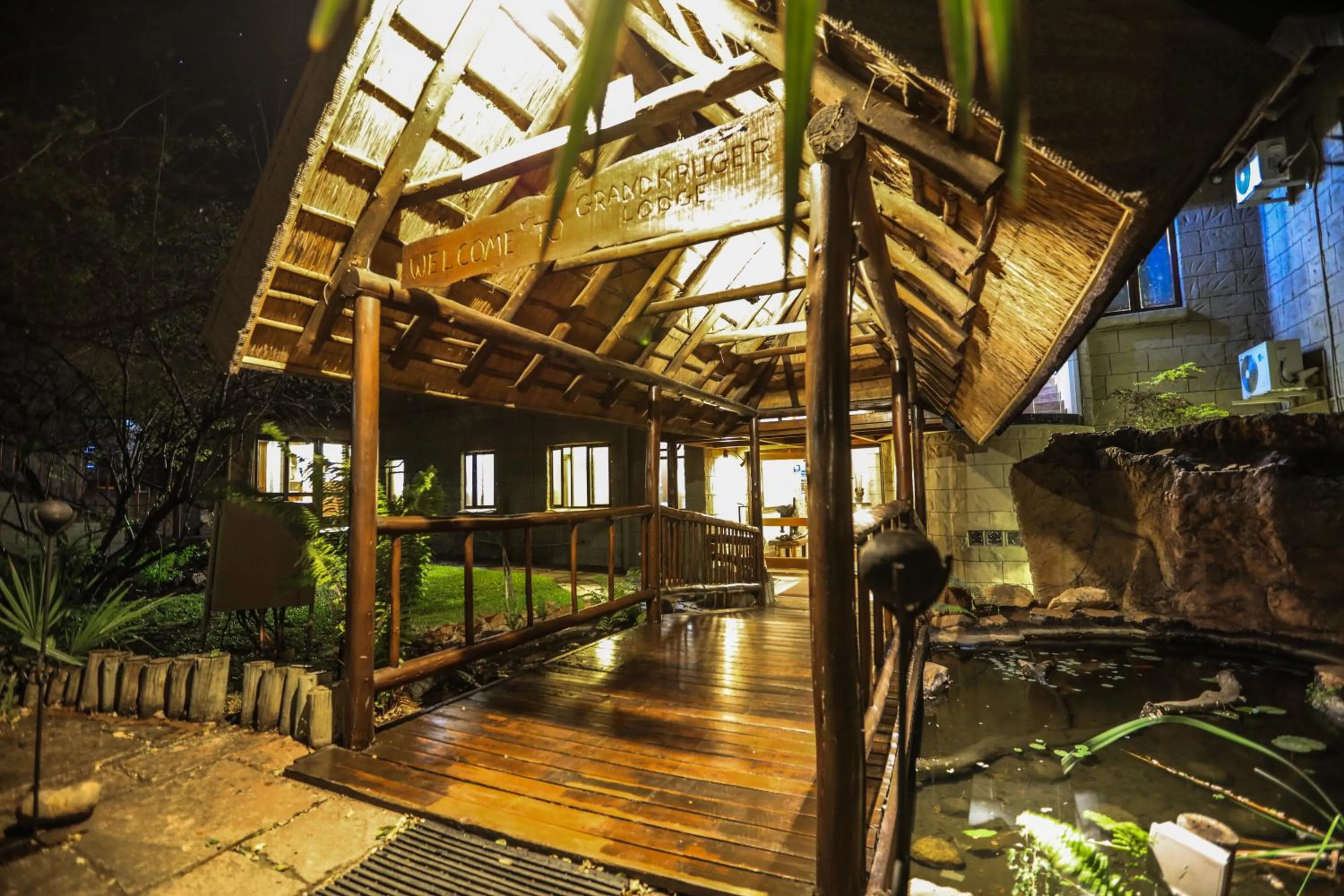 Facade/entrance in Grand Kruger Lodge and Spa