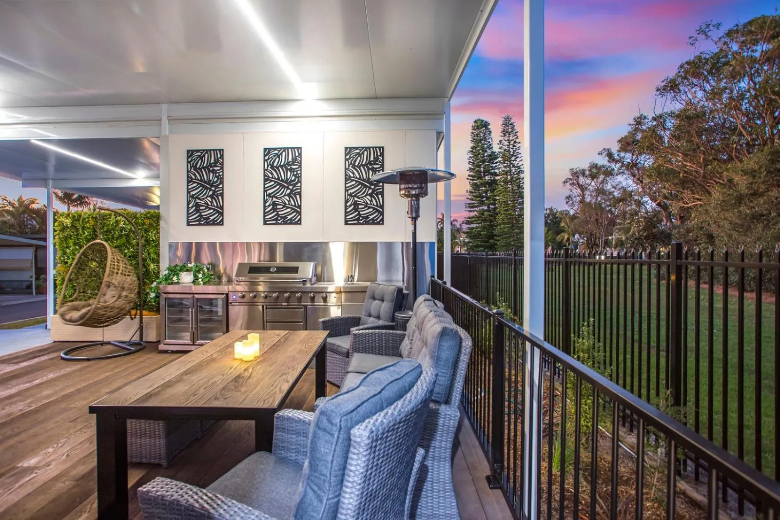 Patio in Ingenia Holidays Soldiers Point