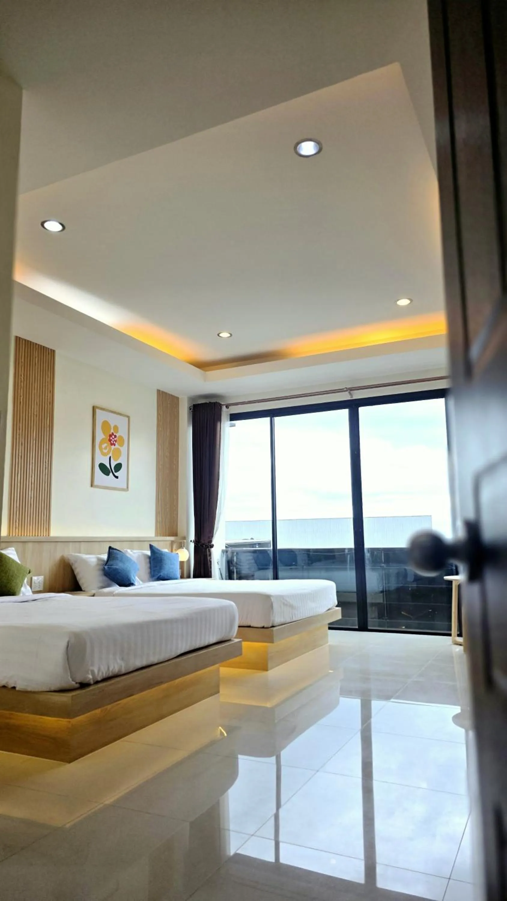 Bed in Samed Port View