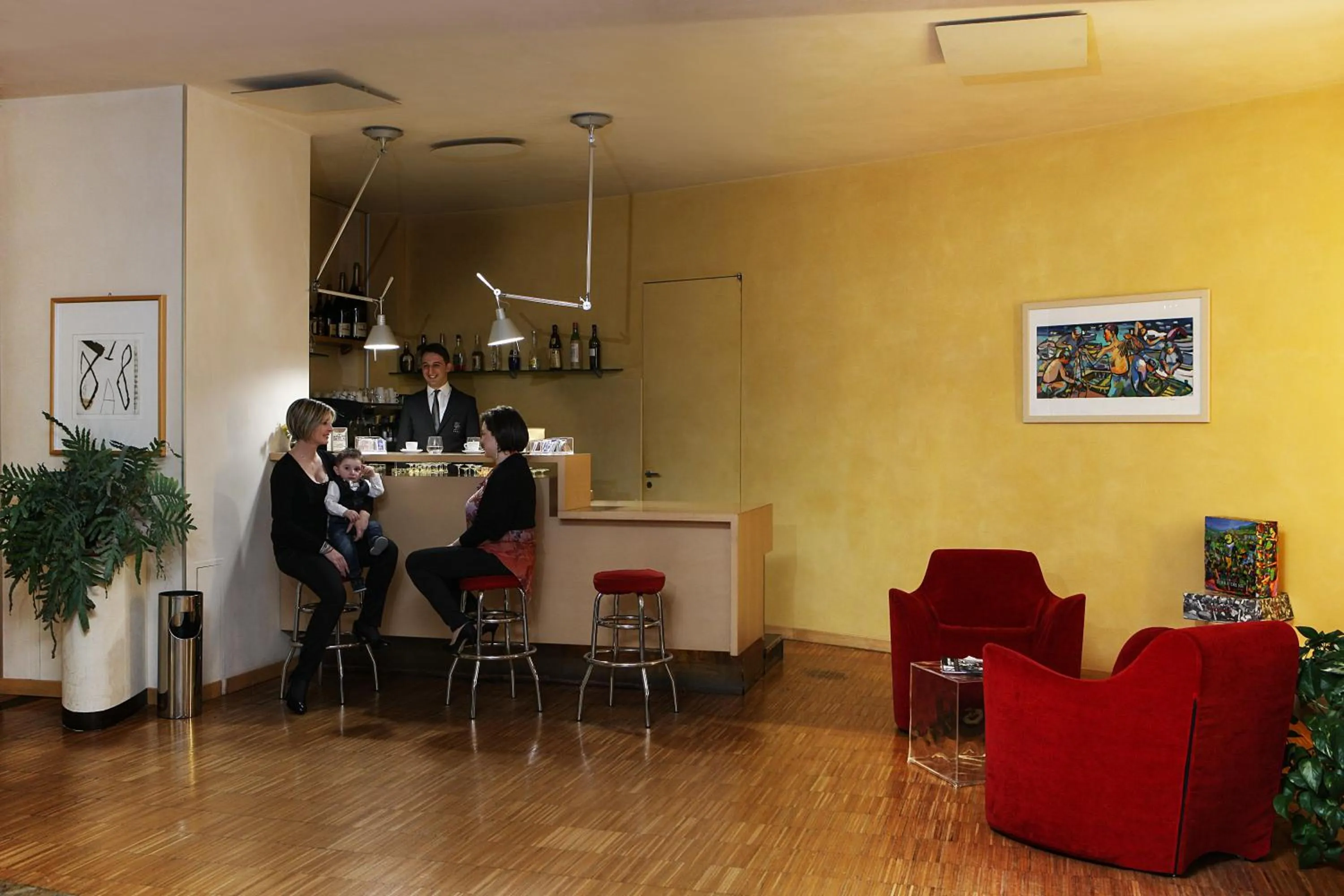 Lobby or reception in Grand Hotel Garden