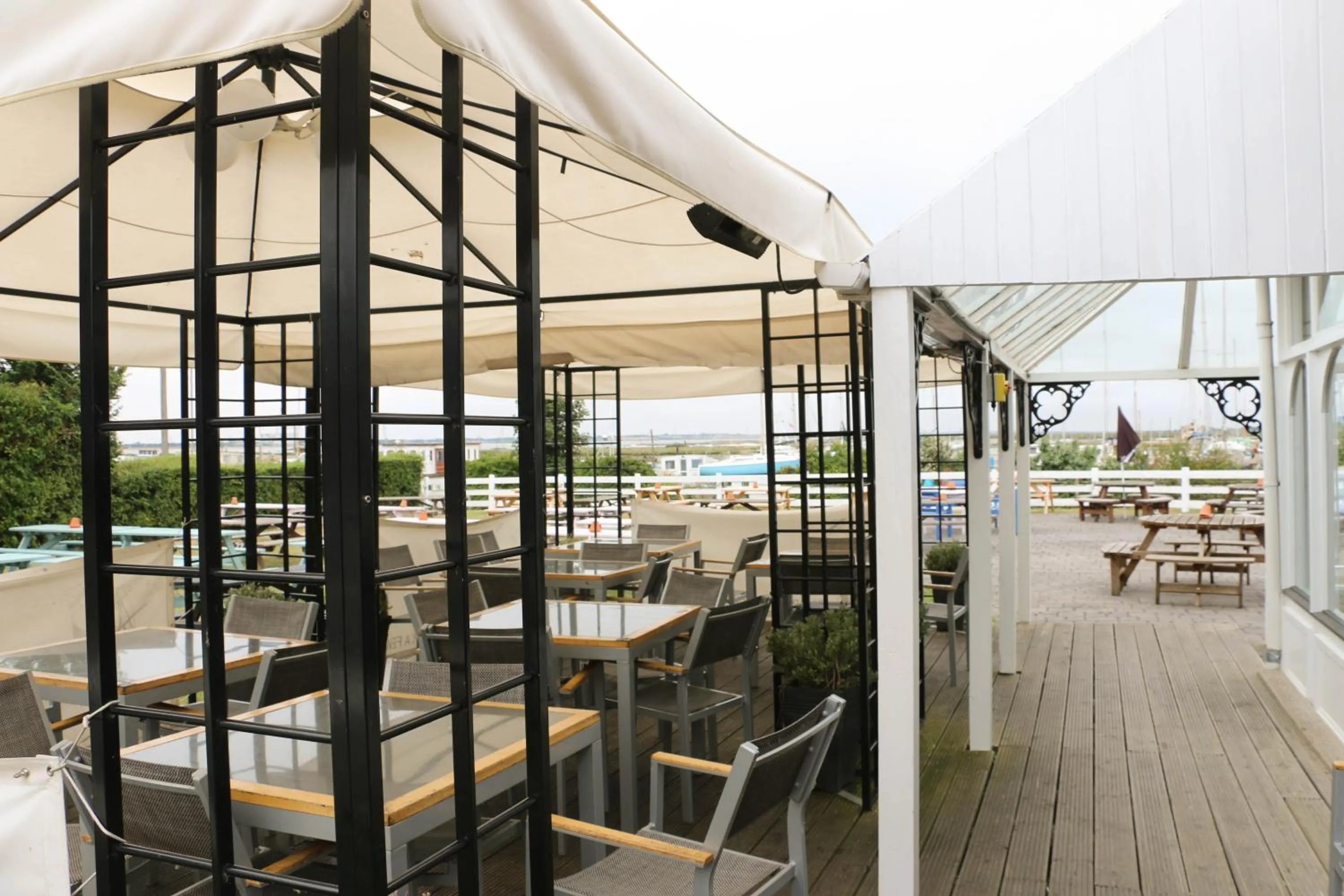 Garden in The Victory at Mersea