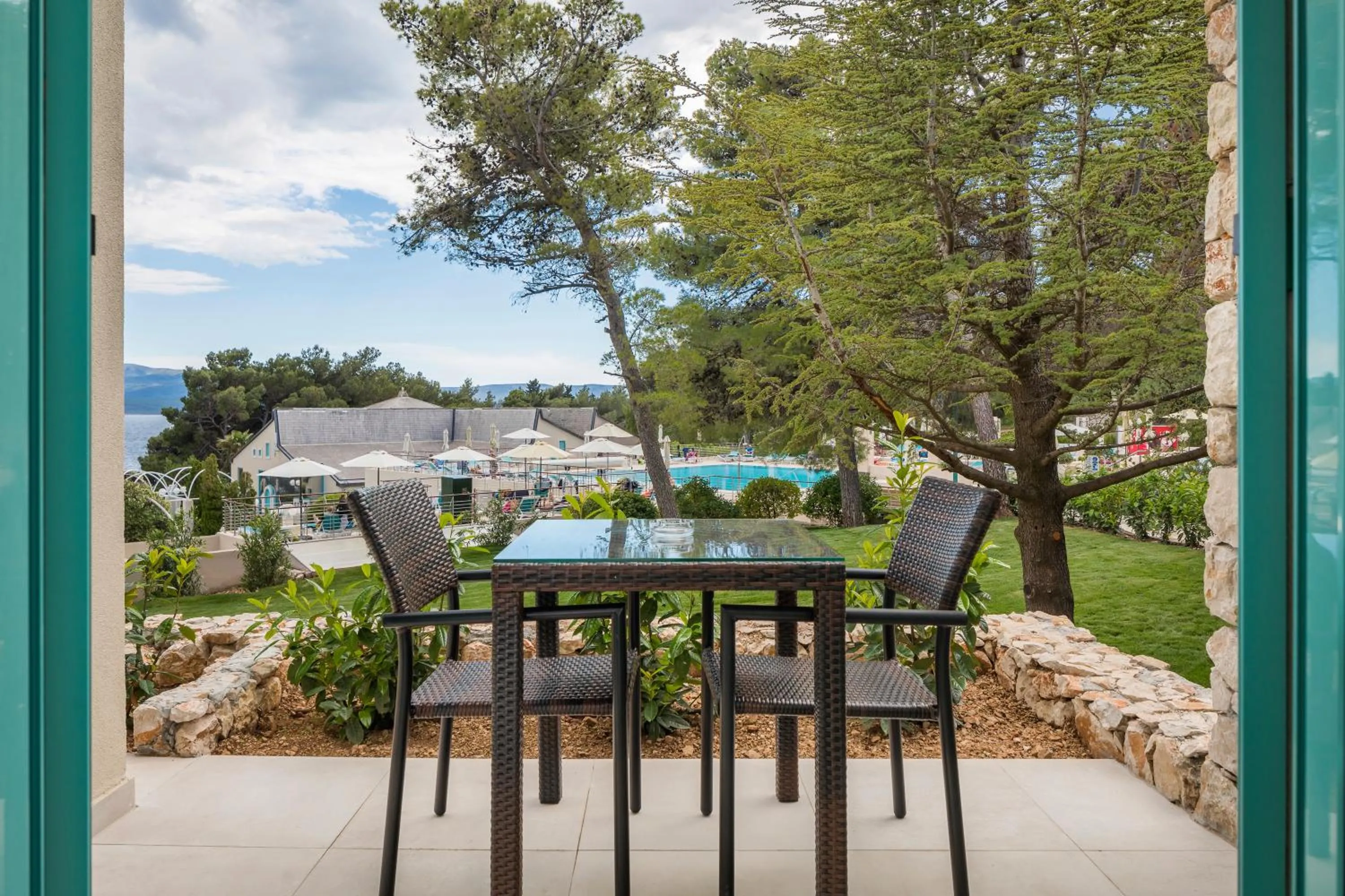 Balcony/Terrace in BRETANIDE Sport & Wellness Resort - All Inclusive