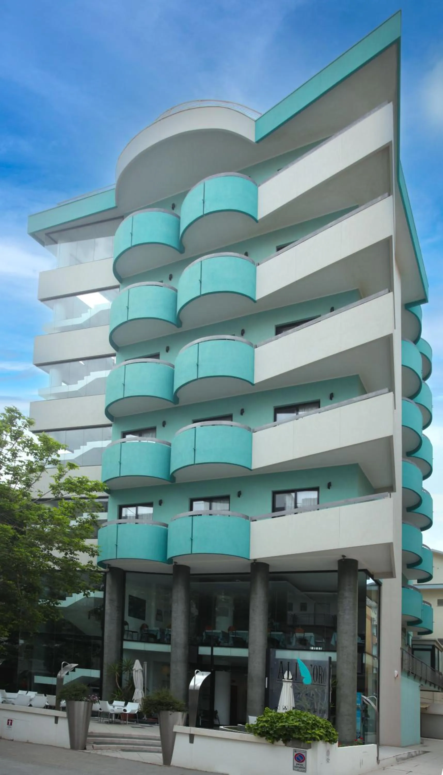 Property building in Hotel Ali d'Oro